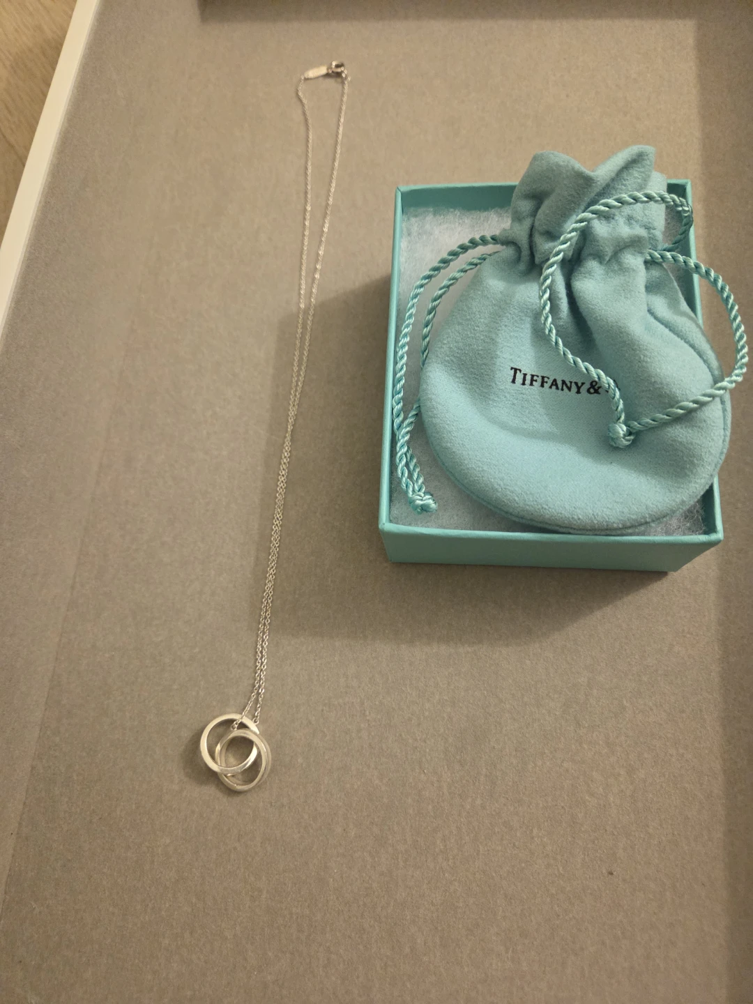 Tiffany & Co. 1837 Interlocking Circles Pendant Necklace