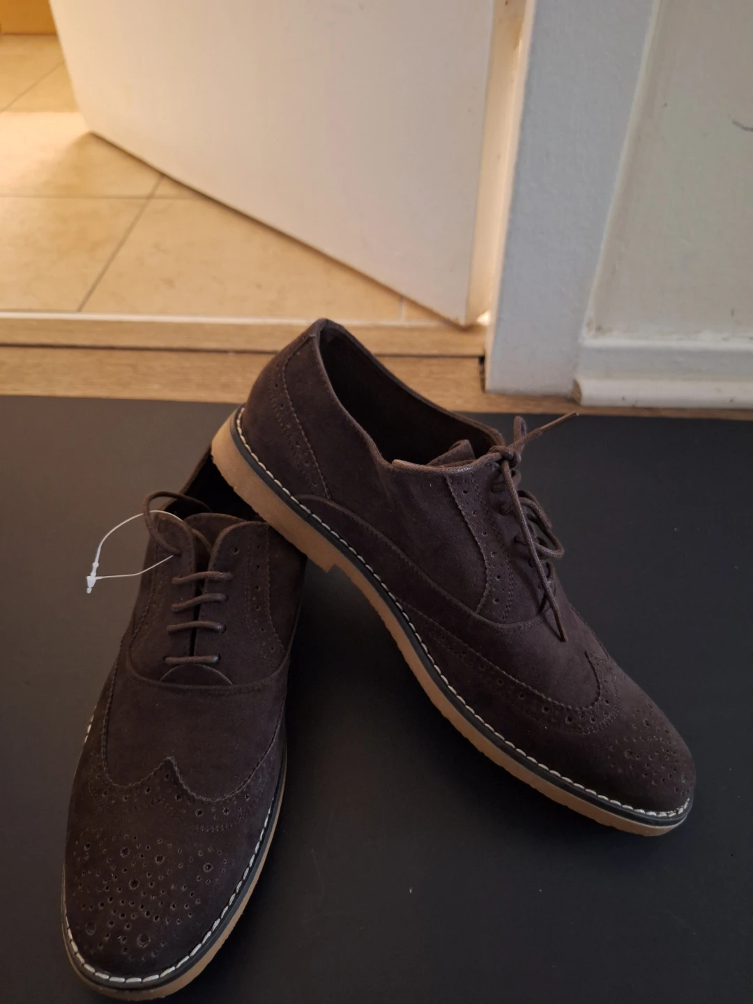 Men's Brown Suede Wingtip Brogues - photo 2