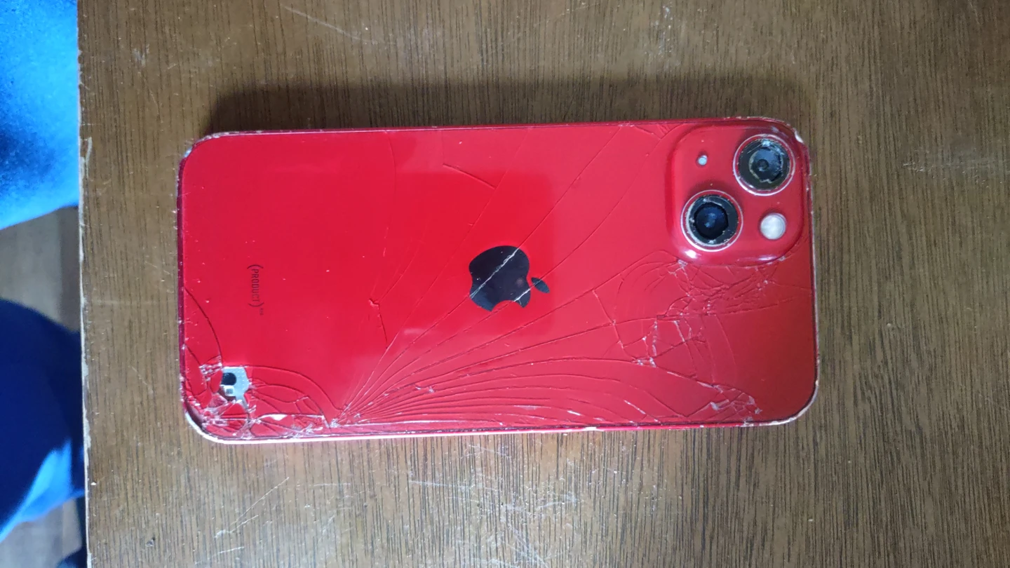 Apple iPhone 13 Cracked Back and front glass - Red - photo 2