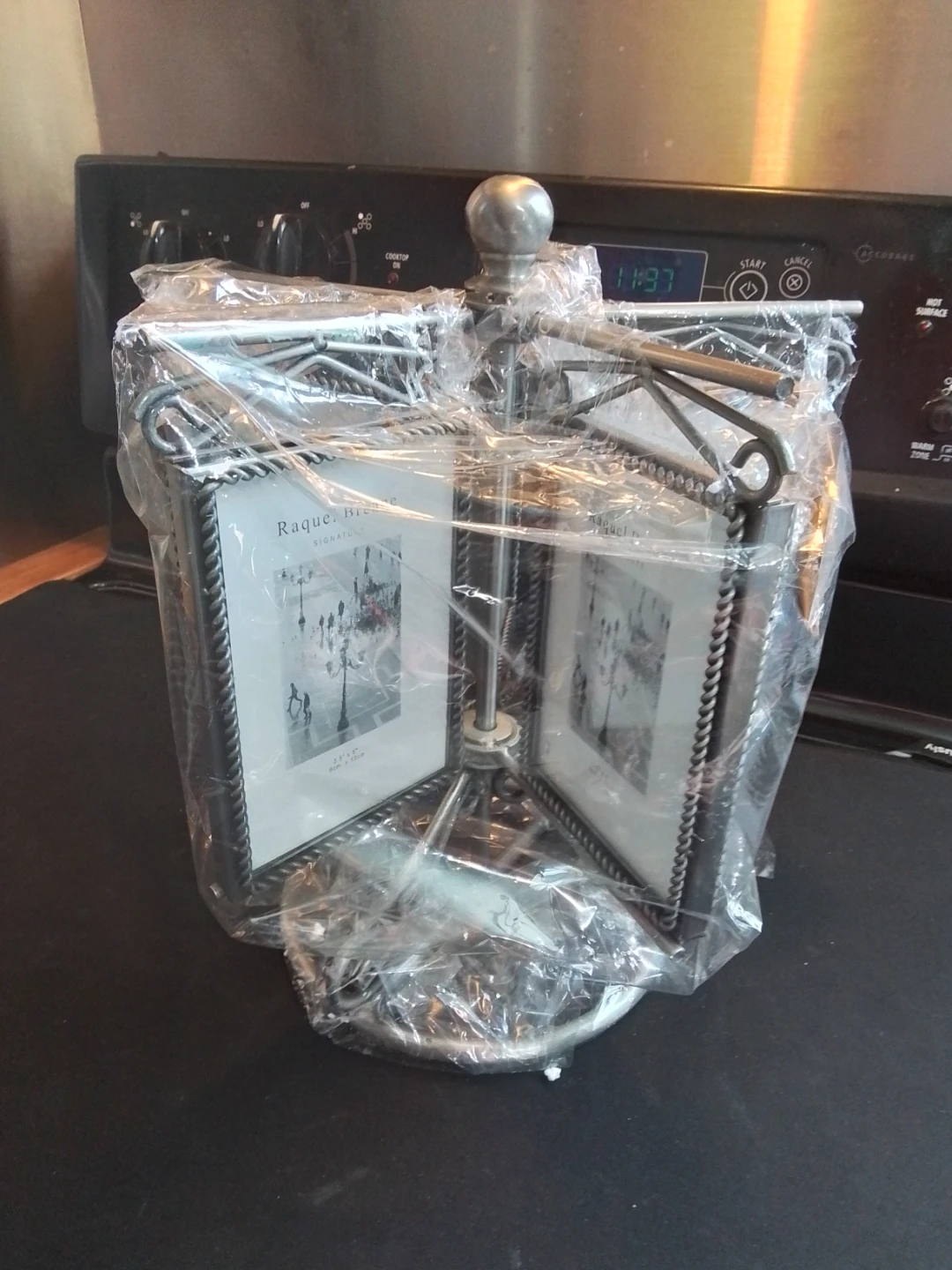 NIB Raquel Breane Metal Photo Carousel - photo 3