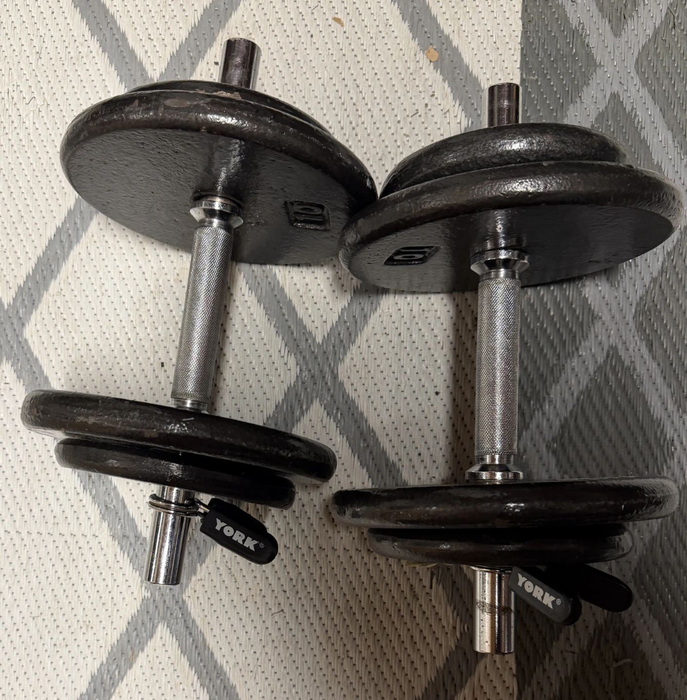 York Adjustable Dumbbells