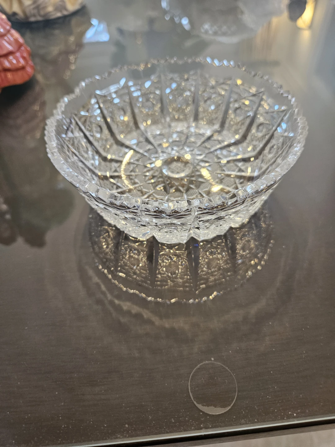 Crystal Glass Ashtray and candy dish