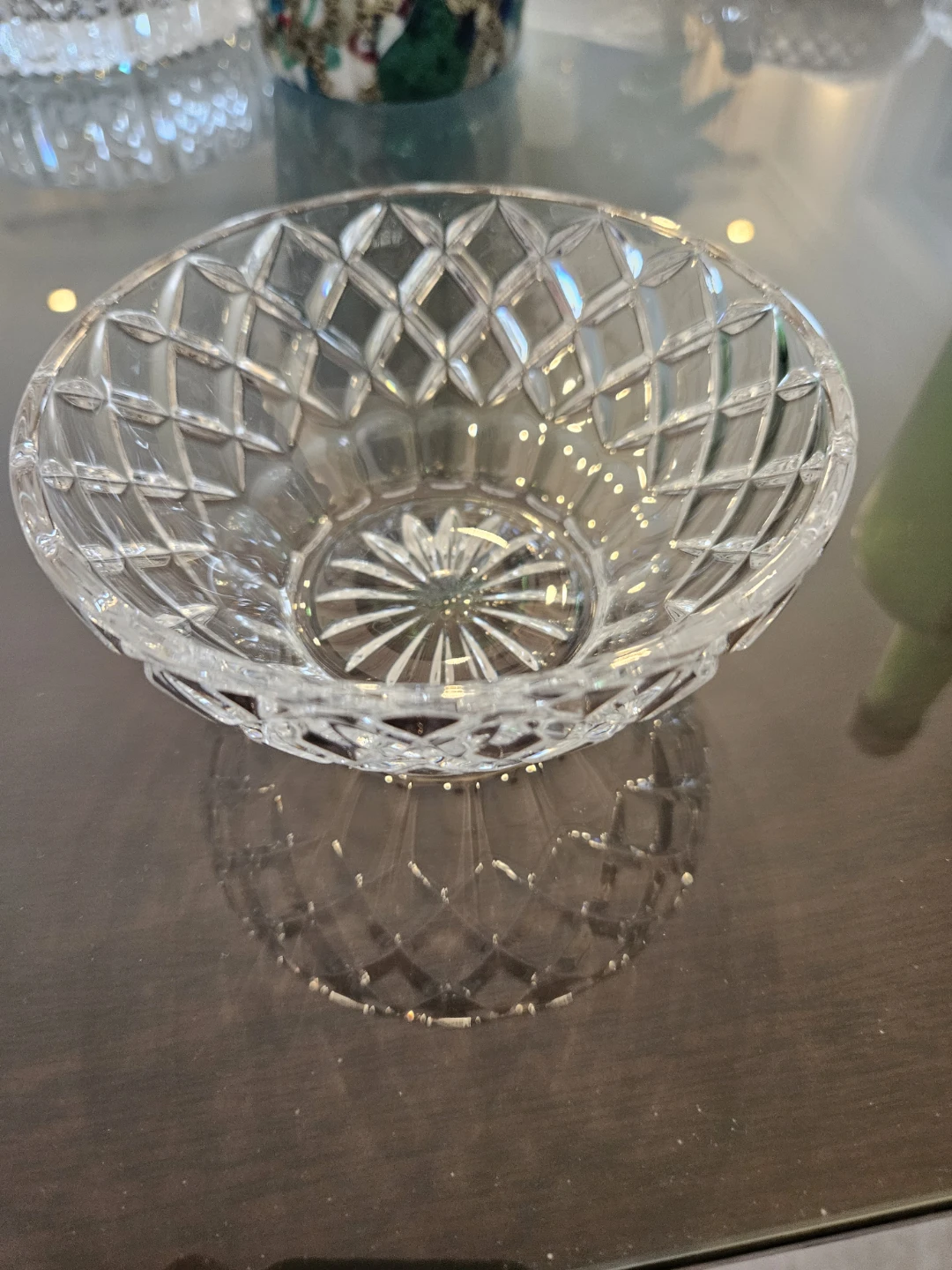 Crystal Glass Ashtray and candy dish - photo 2