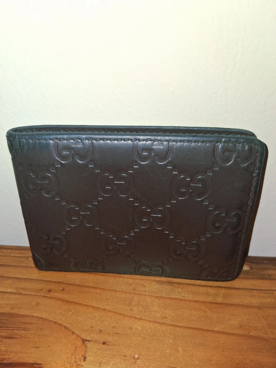 Gucci GG Monogram Leather Bi-fold Wallet