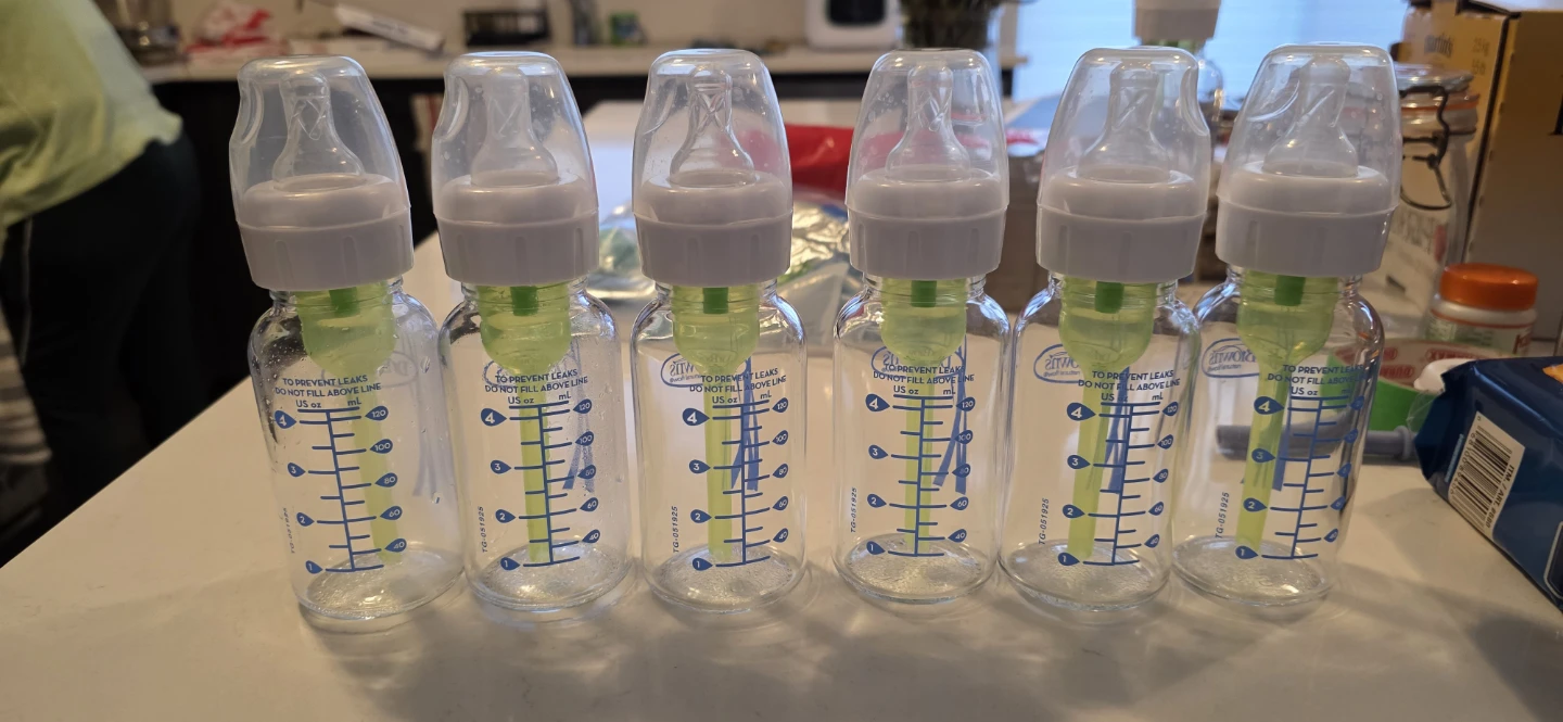 Dr. Brown's Glass Baby Bottles - 6 Pack