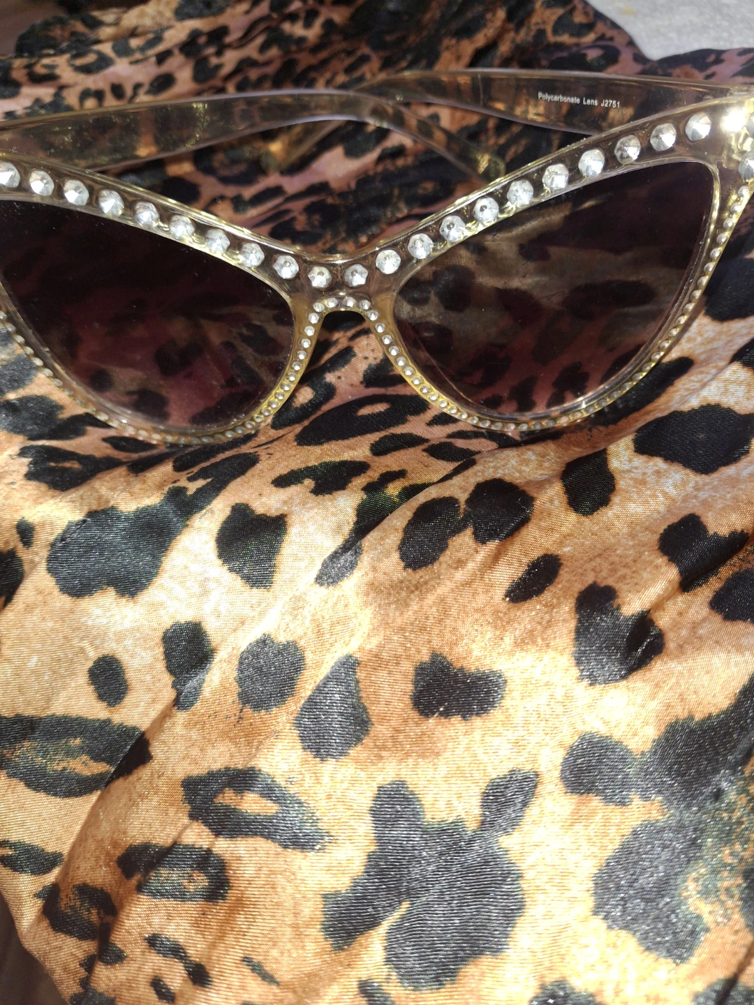 Cat Eye Rhinestone Sunglasses