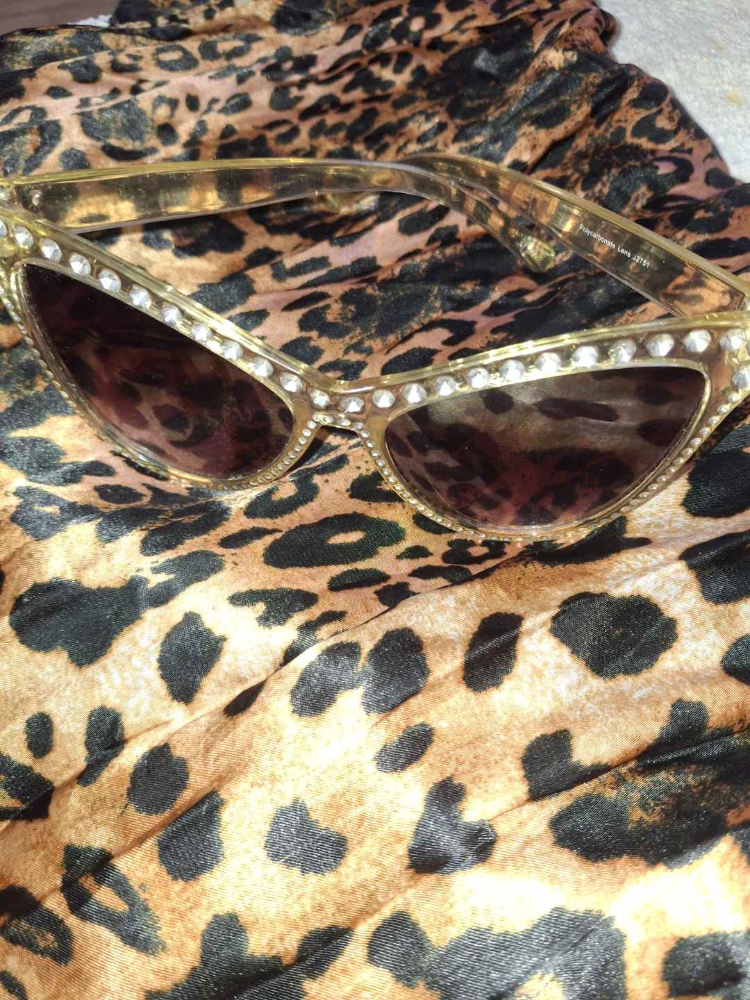 Cat Eye Rhinestone Sunglasses - photo 3