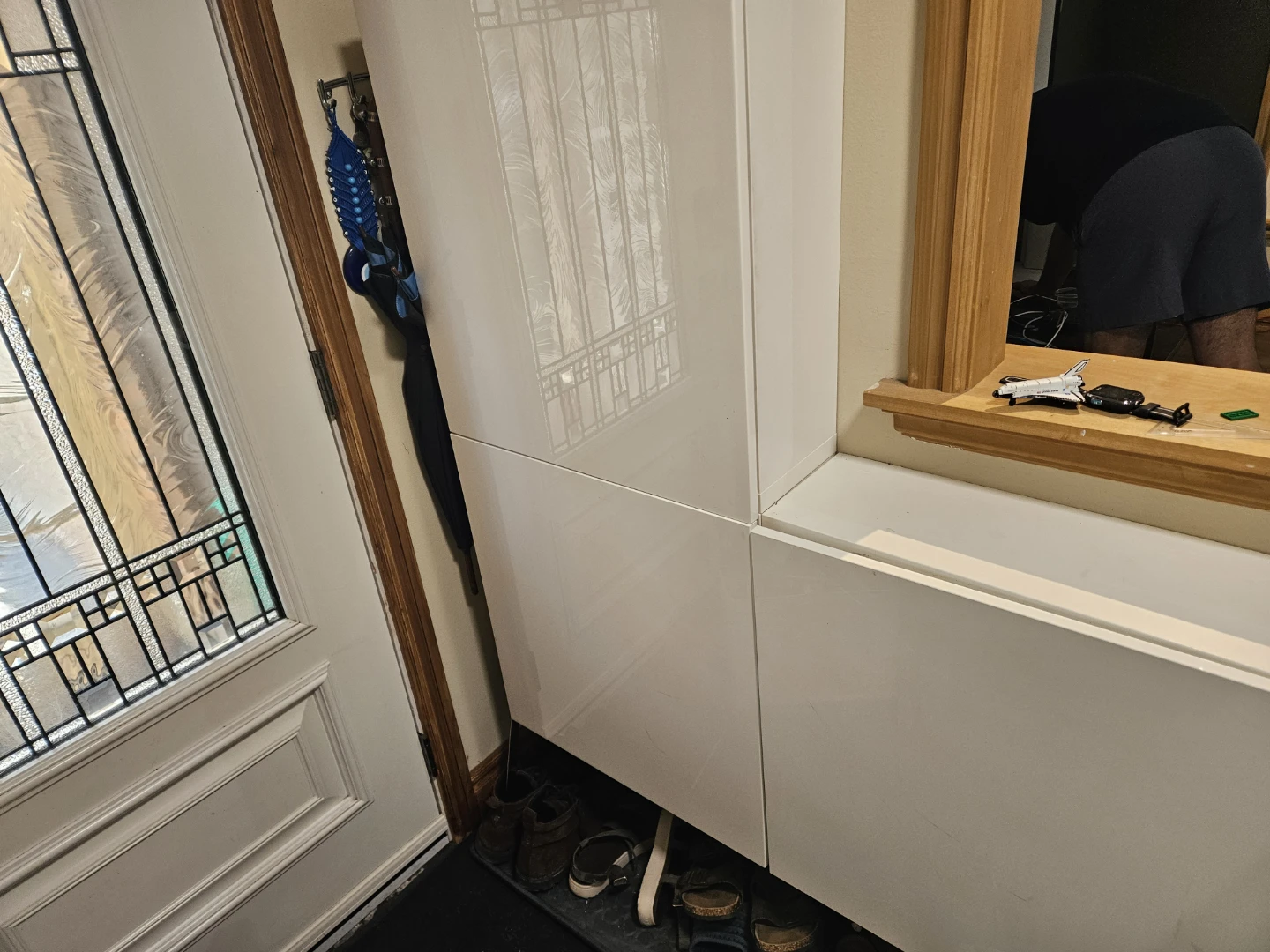 Ikea Besta wall mount storage unit