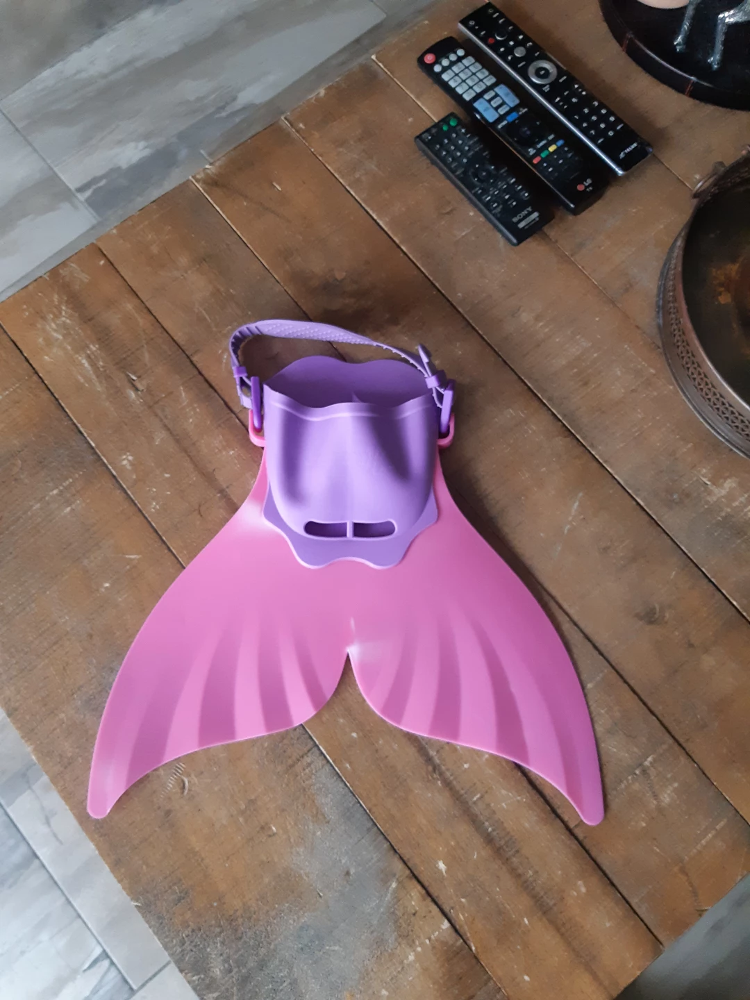 Adjustable Mermaid Swim Fin for kids with Monofin