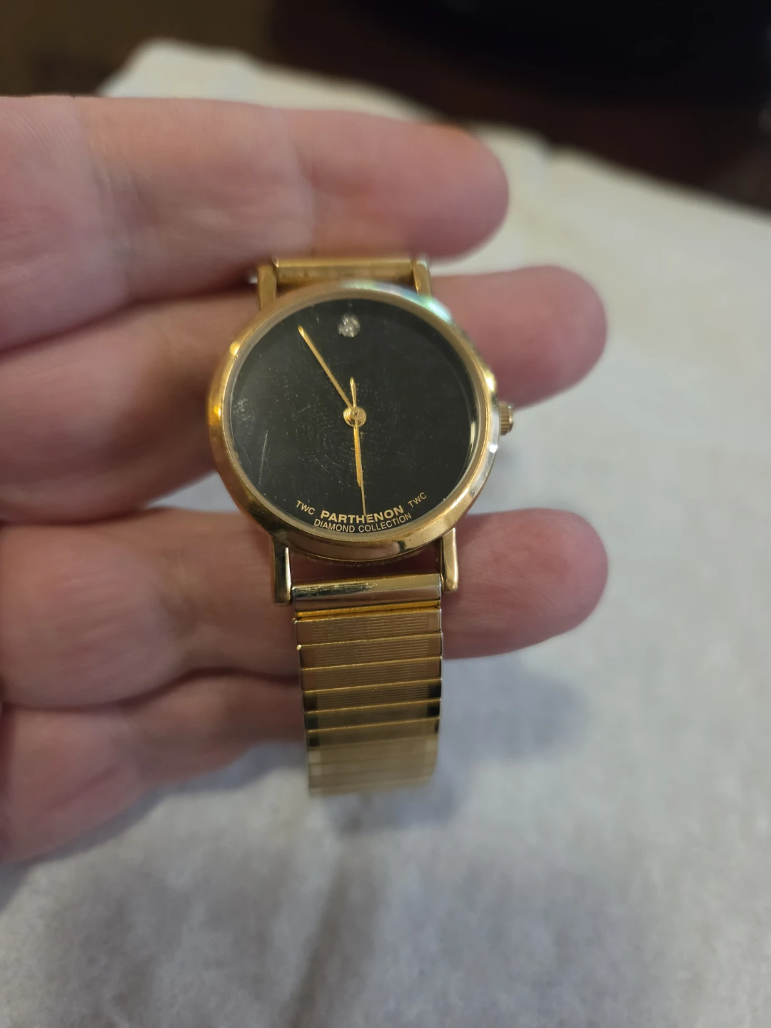 IWC Parthenon Diamond Collection Gold-Tone Watch