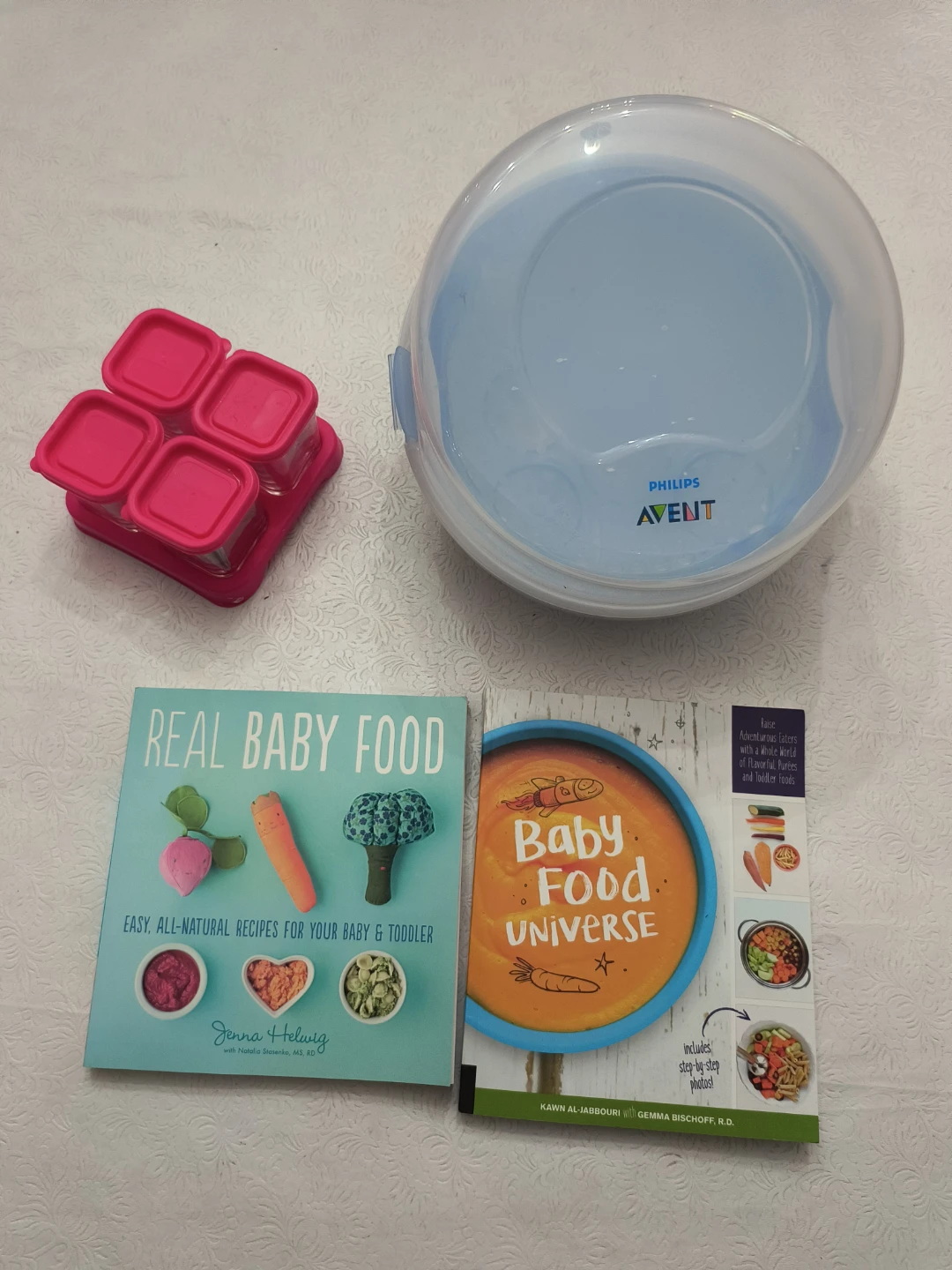Philips Avent Baby Food Sterilizer with Baby Food Books