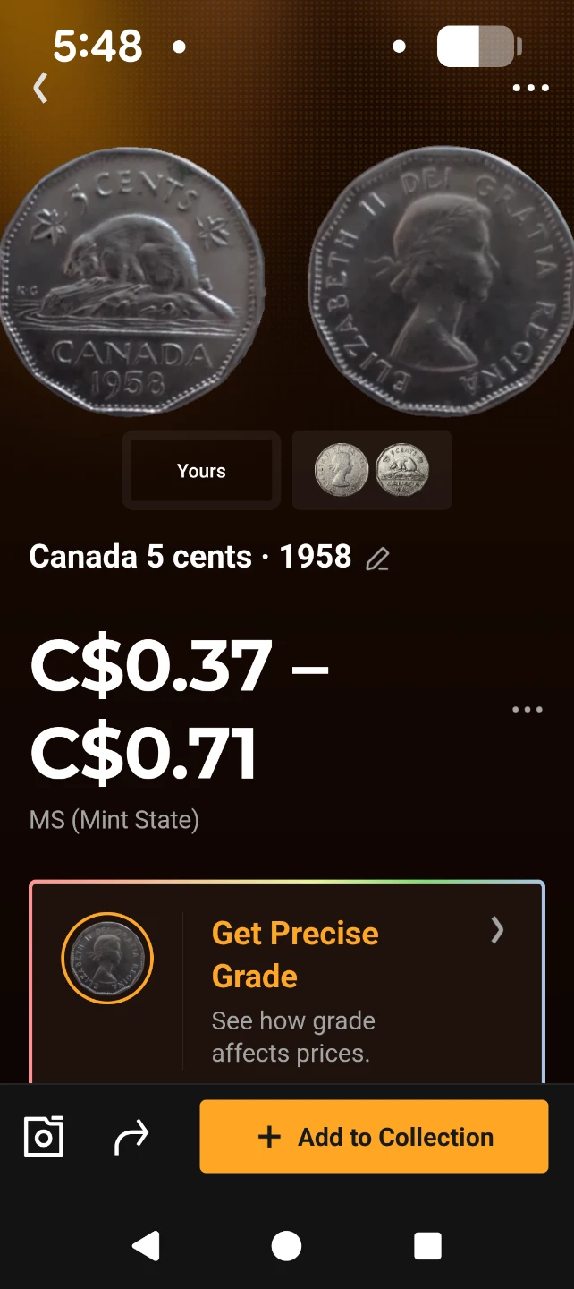 Canada 5 Cents Coins - 1927-1966 - photo 3