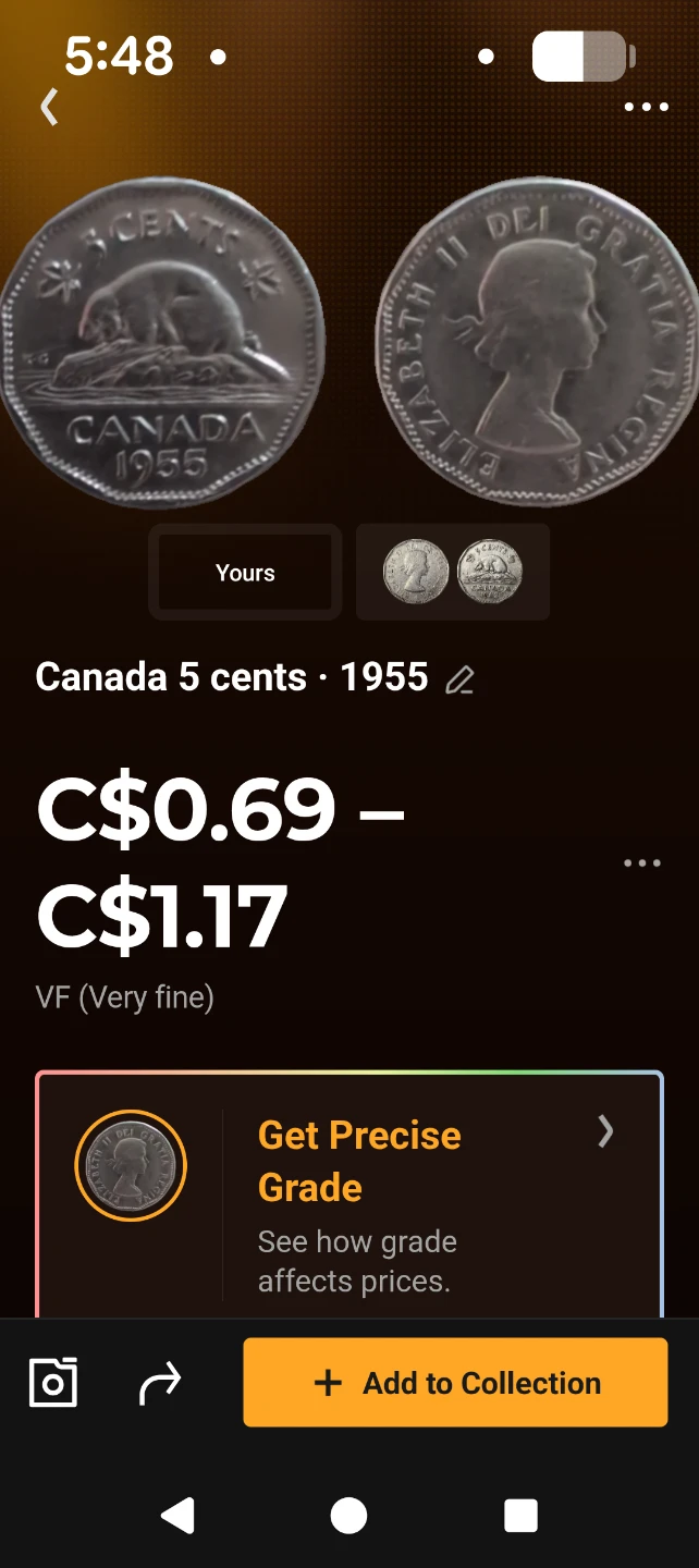 Canada 5 Cents Coins - 1927-1966 - photo 4