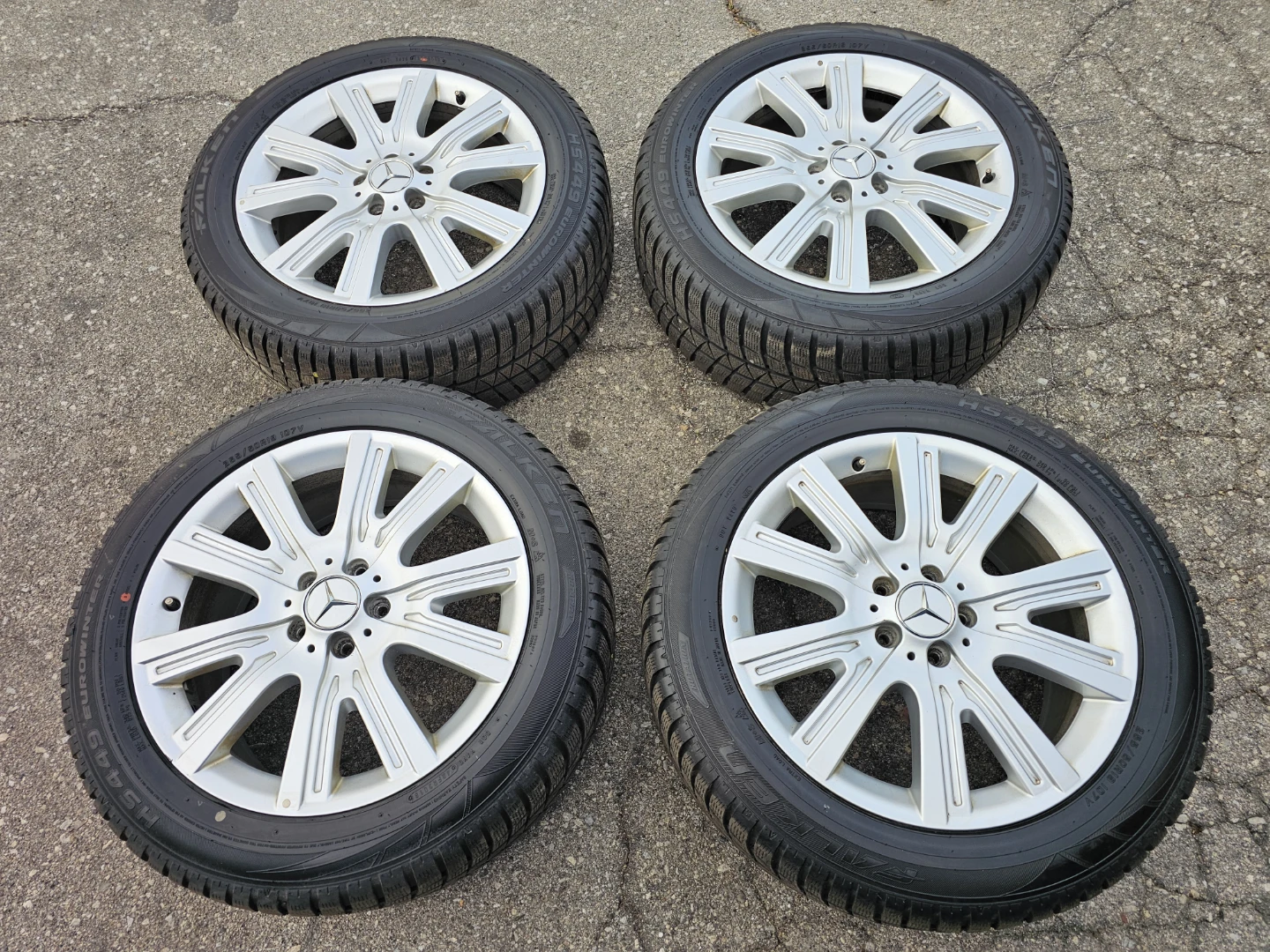 MERCEDES BENZ ML/GLE/GL WINTER TIRES ON O.E.M RIMS