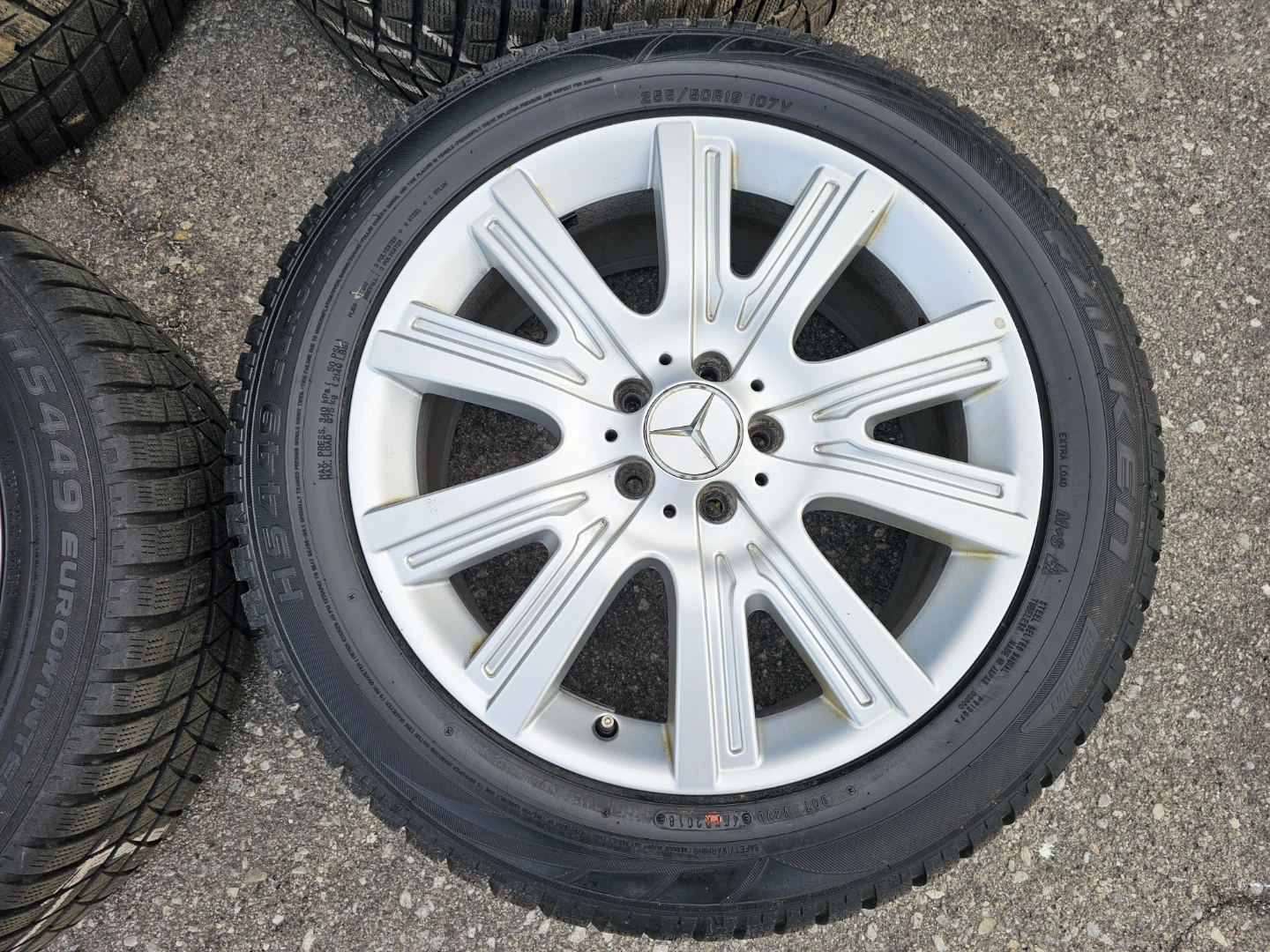 MERCEDES BENZ ML/GLE/GL WINTER TIRES ON O.E.M RIMS - photo 3