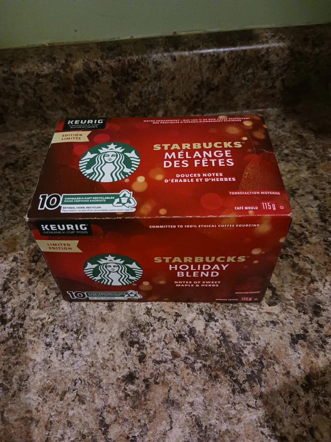 Starbucks Holiday Blend K-Cup Pods - Medium Roast
