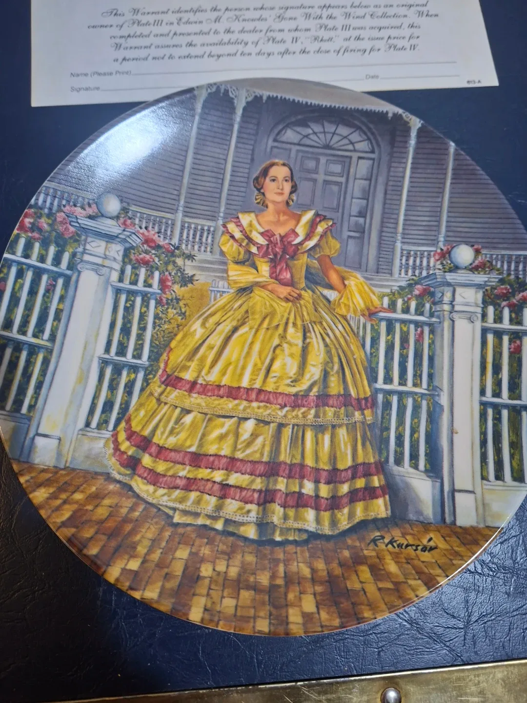 The Edwin M. Knowles "Melanie" Collector Plate