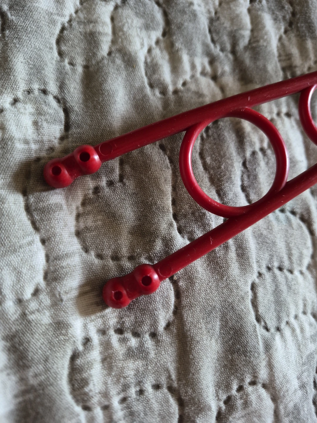 Red 18" x 1 1/2" Vintage Tupperware Cariolier Replacement Handle - photo 2