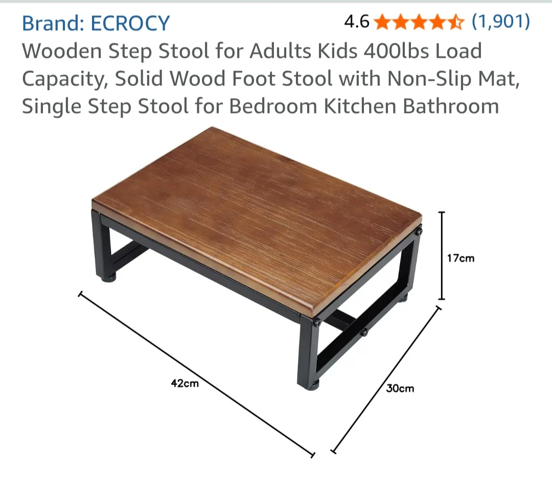 Wooden Step Stool - photo 3