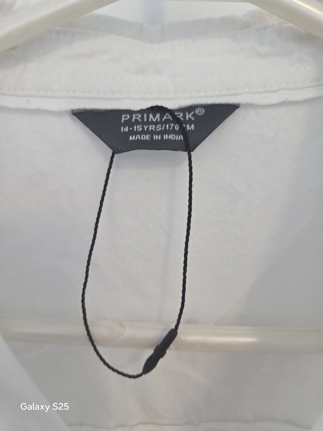 Primark White Button-Up Shirt - Size M (14-15 Yrs) - photo 2