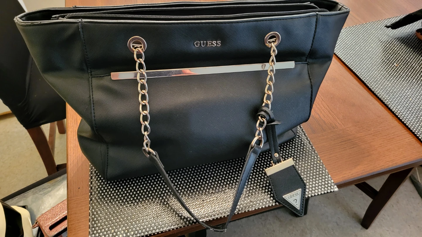 Guess Black Tote Bag