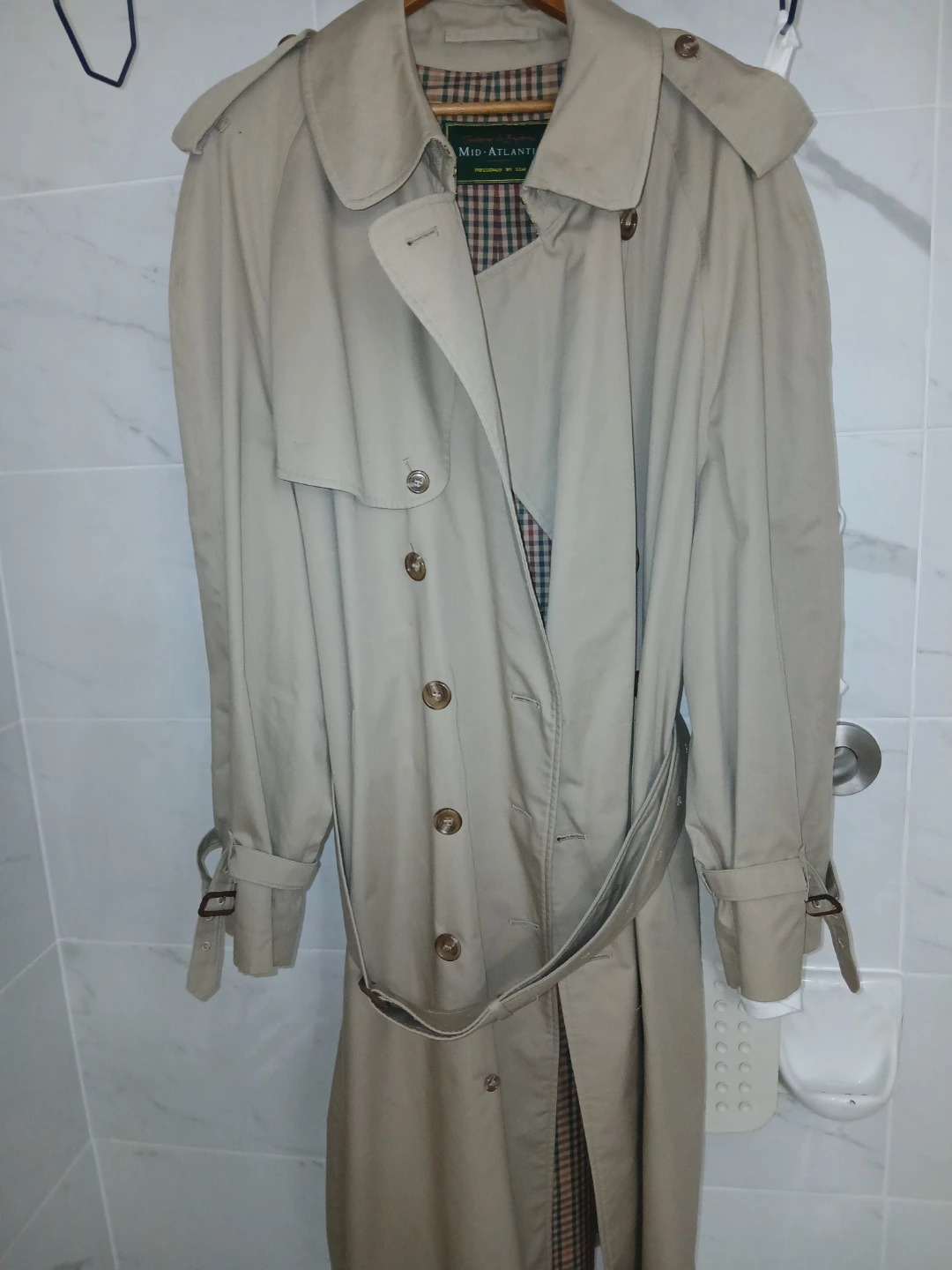 Mid-Atlantic Men's Tan Trench Coat - photo 2