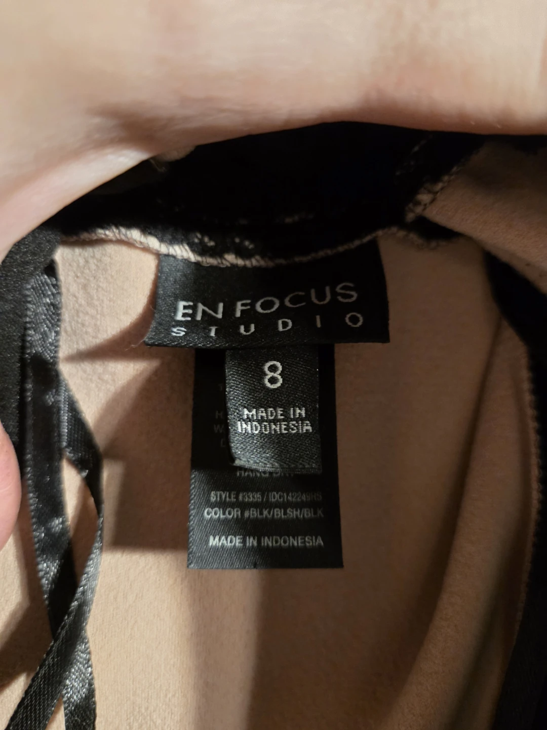 En Focus Studio Black & Nude Dress Size 8 - photo 2