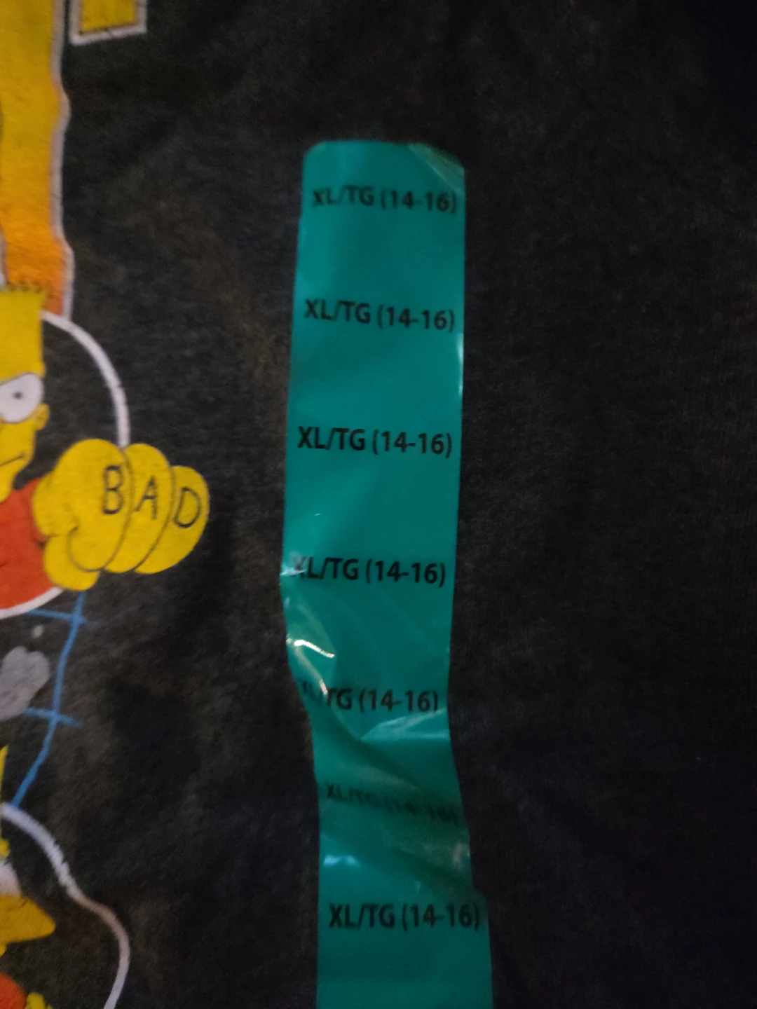 The Simpsons Bart T-Shirt XL/TG (14-16)