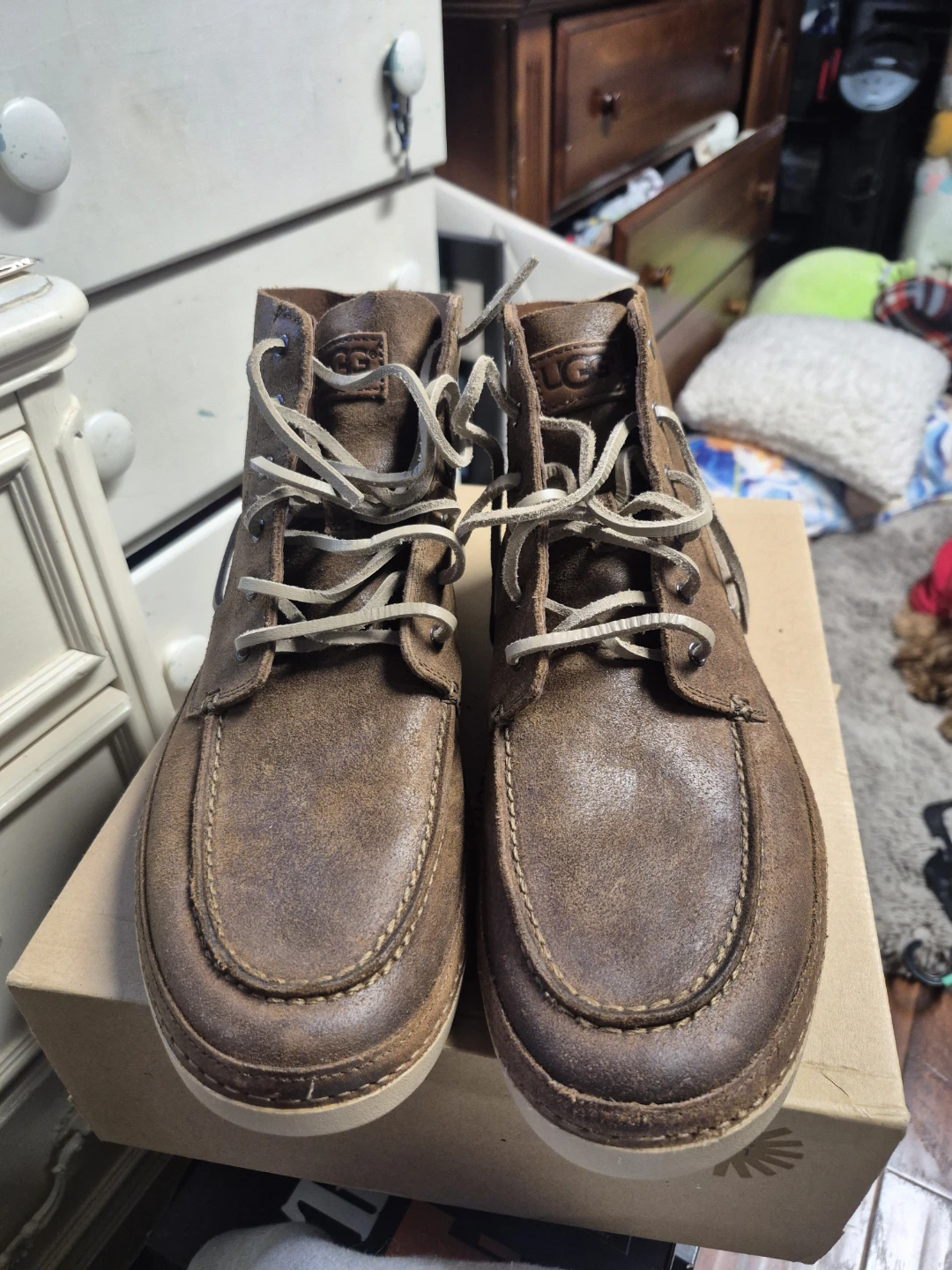 UGG Boots - Brown Leather - Men's Size 13
