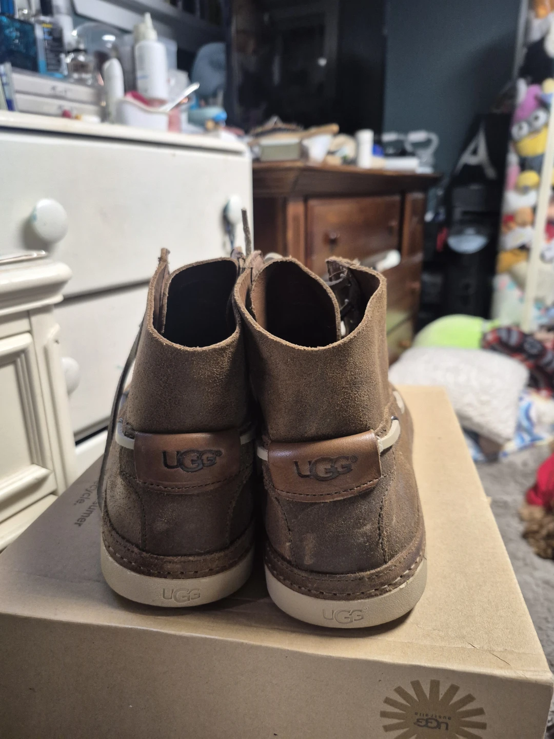 UGG Boots - Brown Leather - Men's Size 13 - photo 3