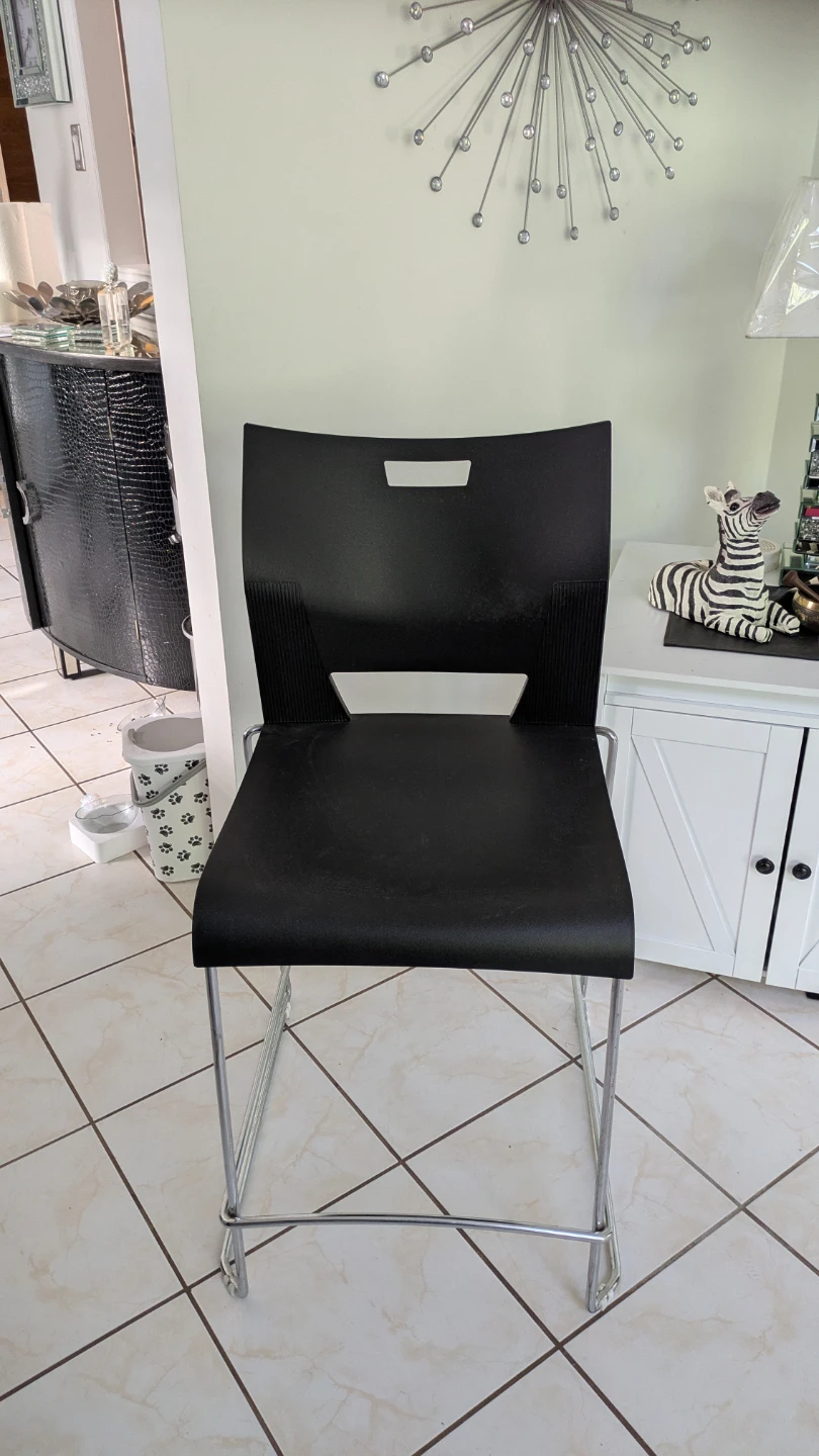 Black modern stool