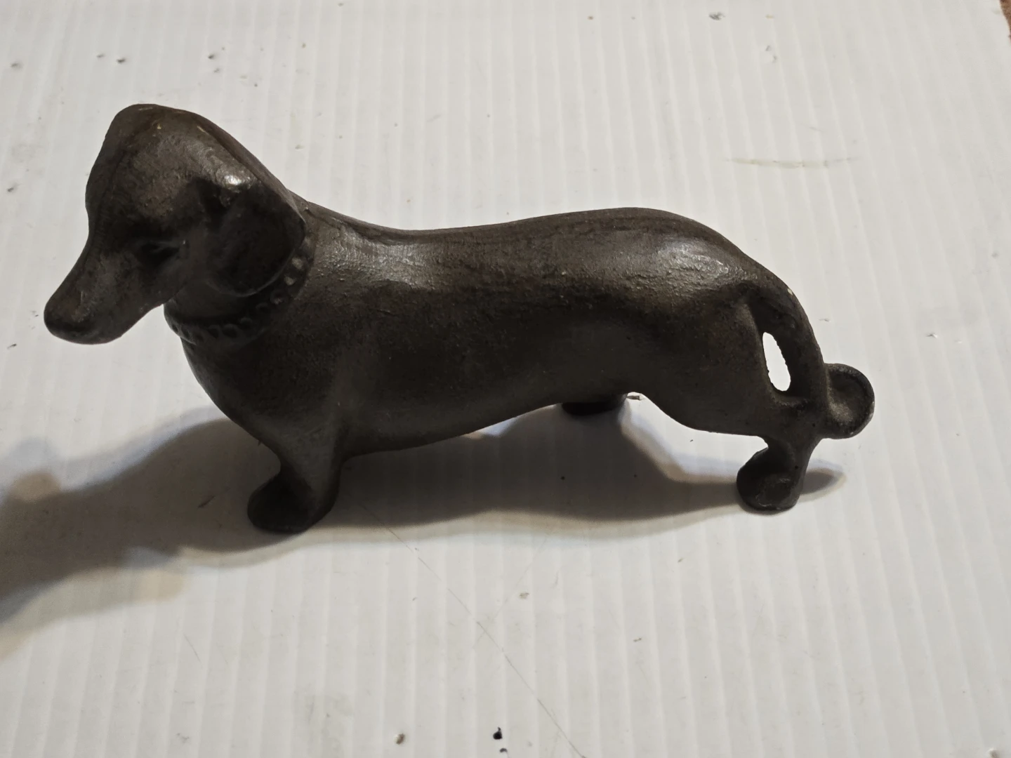 Cast Iron Dachshund Figurine