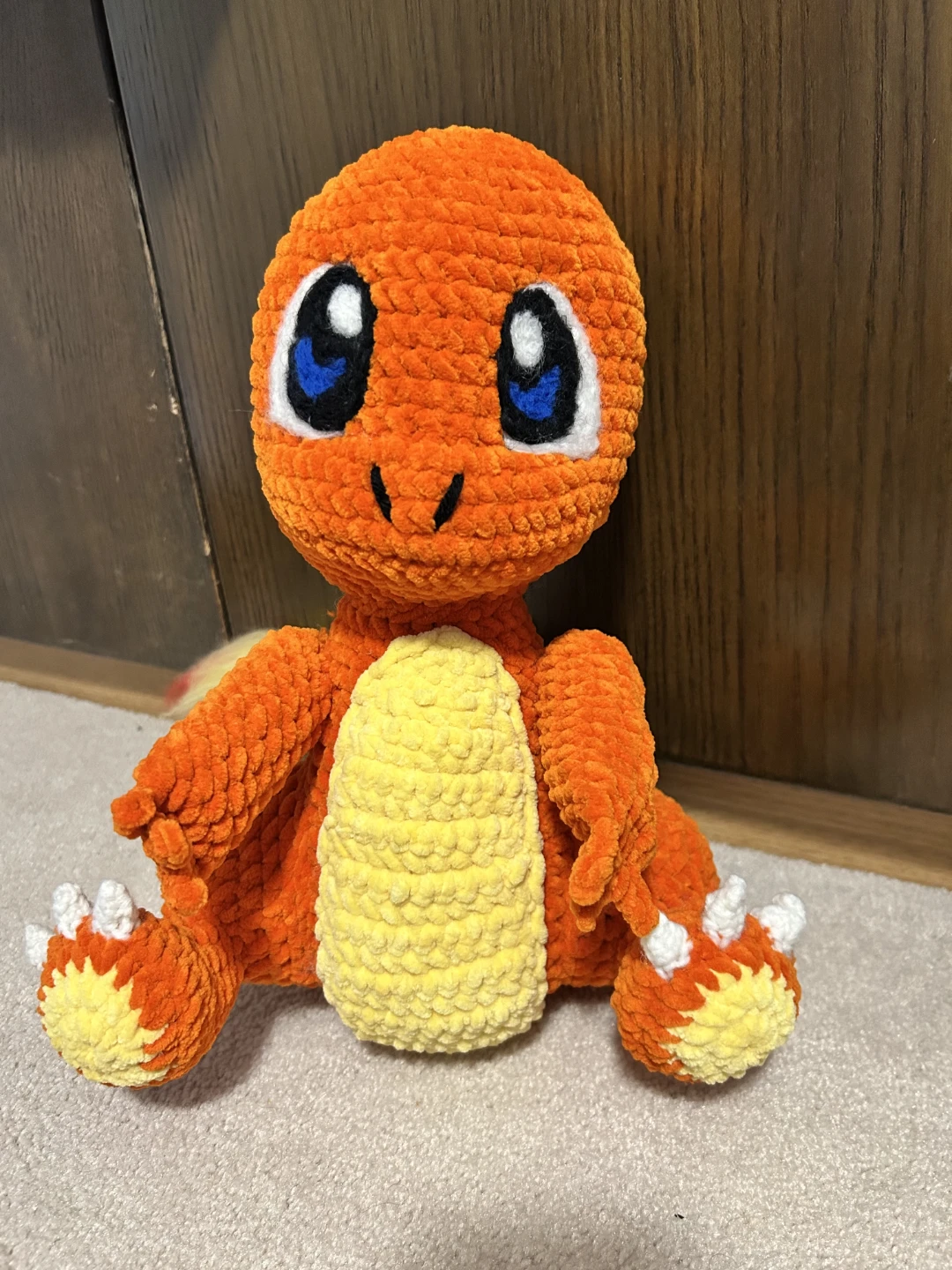 Crocheted Charmander Plush Toy