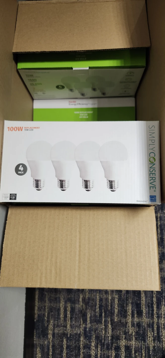 SimplyConserve LED A19 Bulbs - 15W (100W Replacement) - 4 Pack - photo 5