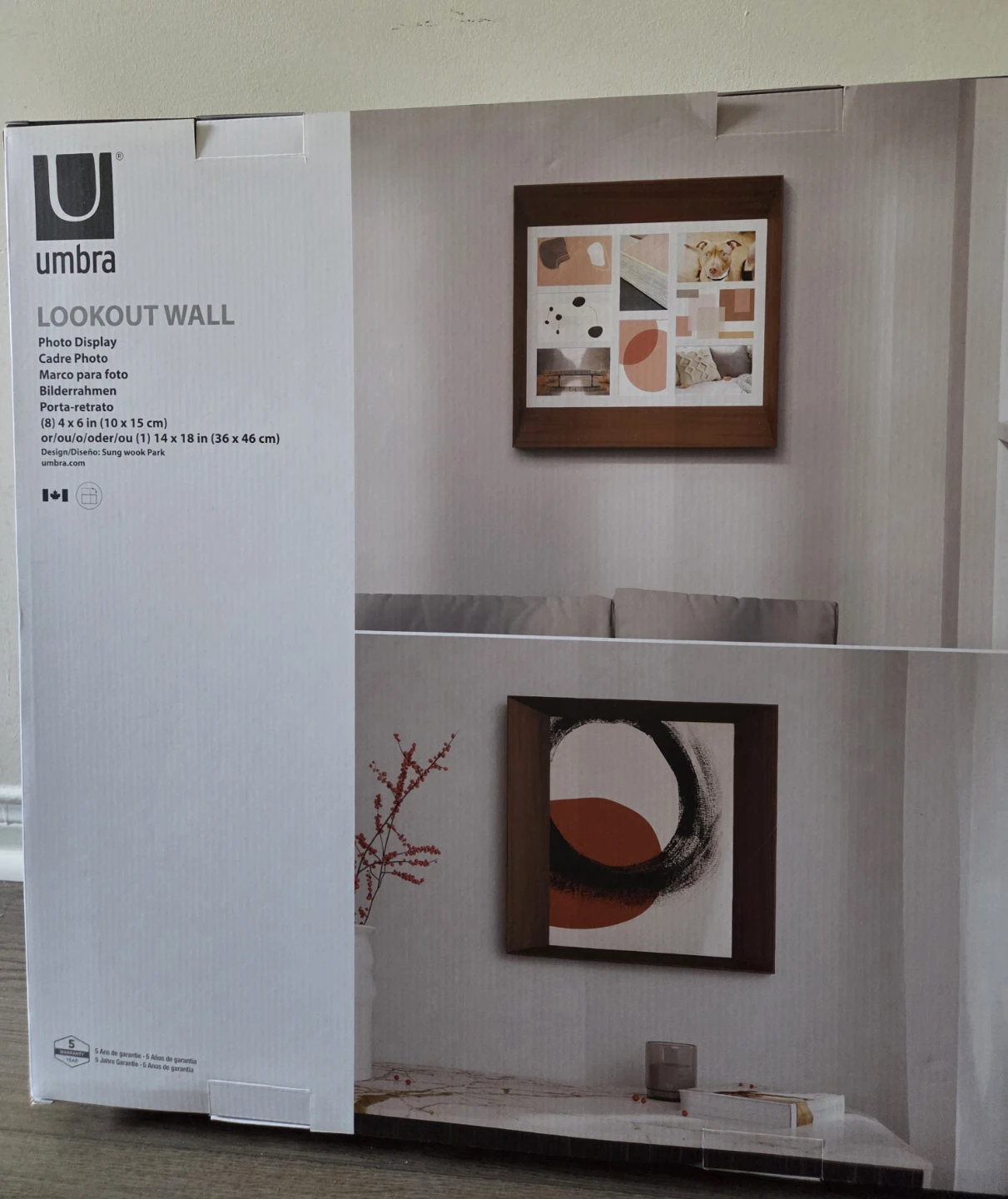 Umbra Lookout Wall Photo Display - New! - photo 3