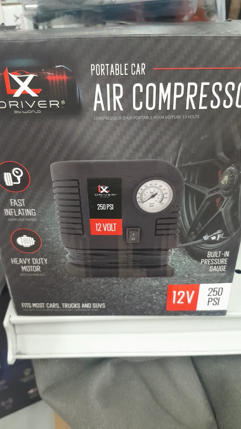 IX Driver Portable Car Air Compressor 250 PSI 12 Volt - photo 2