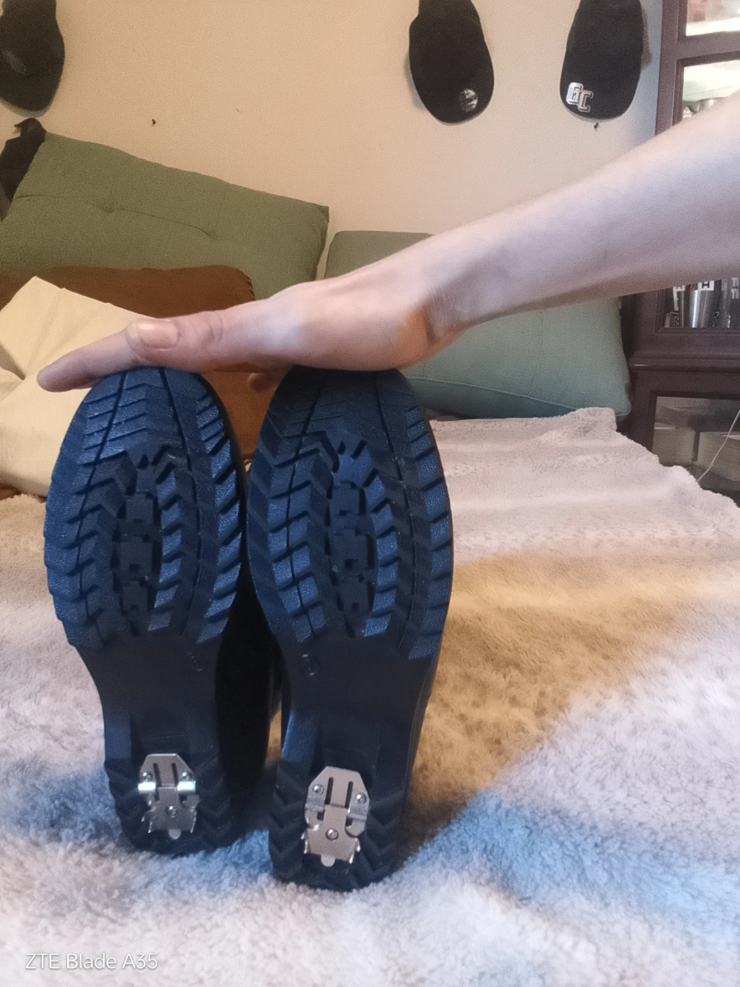 Black Winter Boots with Fur Trim - photo 5