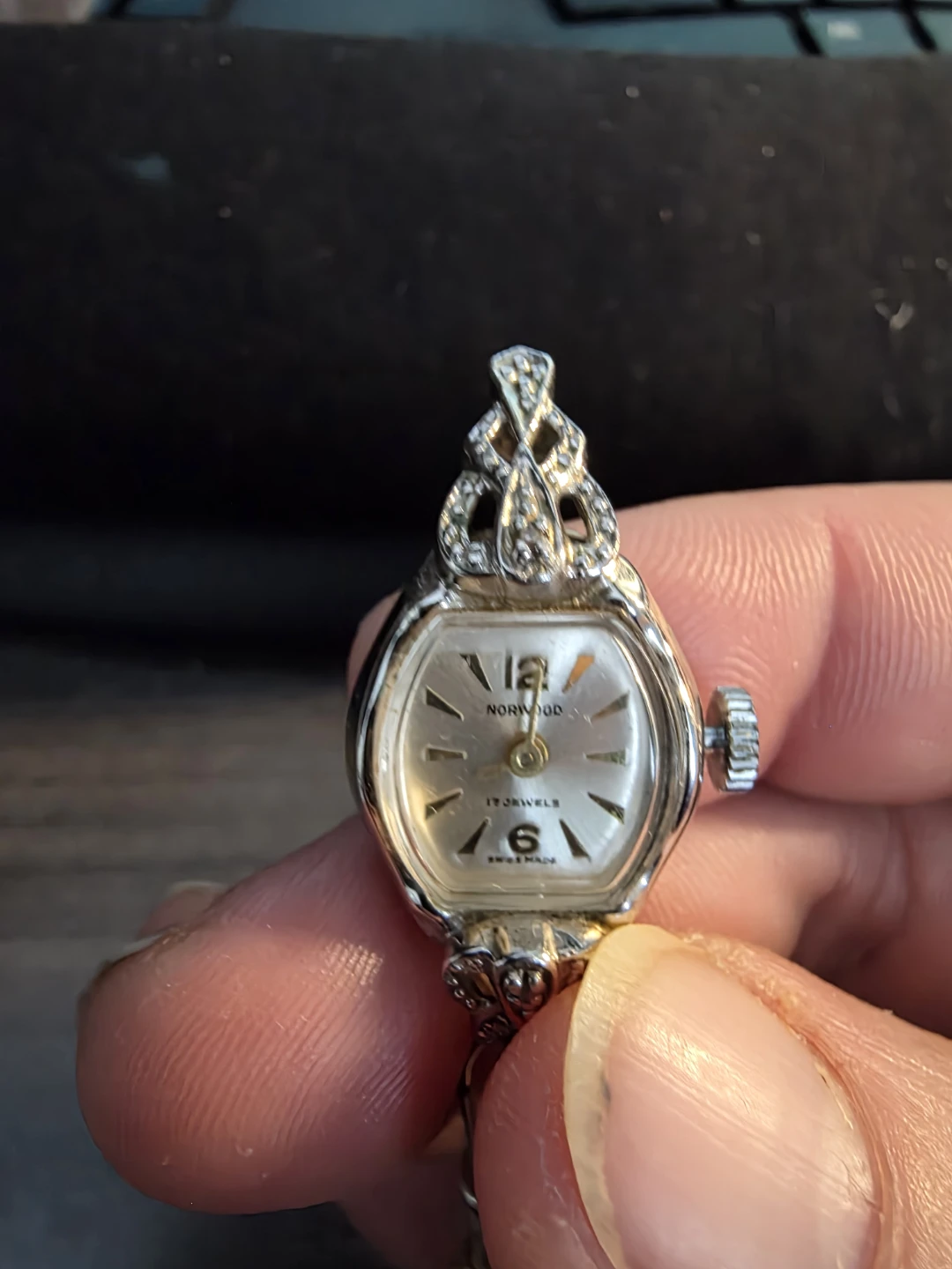 Norwood Women's Vintage Watch with Rhinestones - photo 3