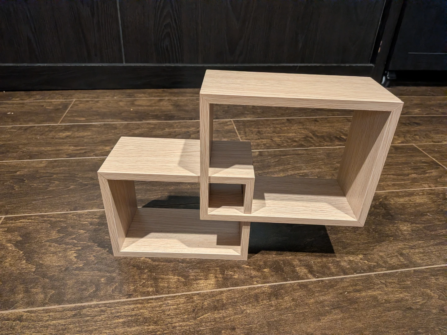 Wooden Cube Shelving Unit