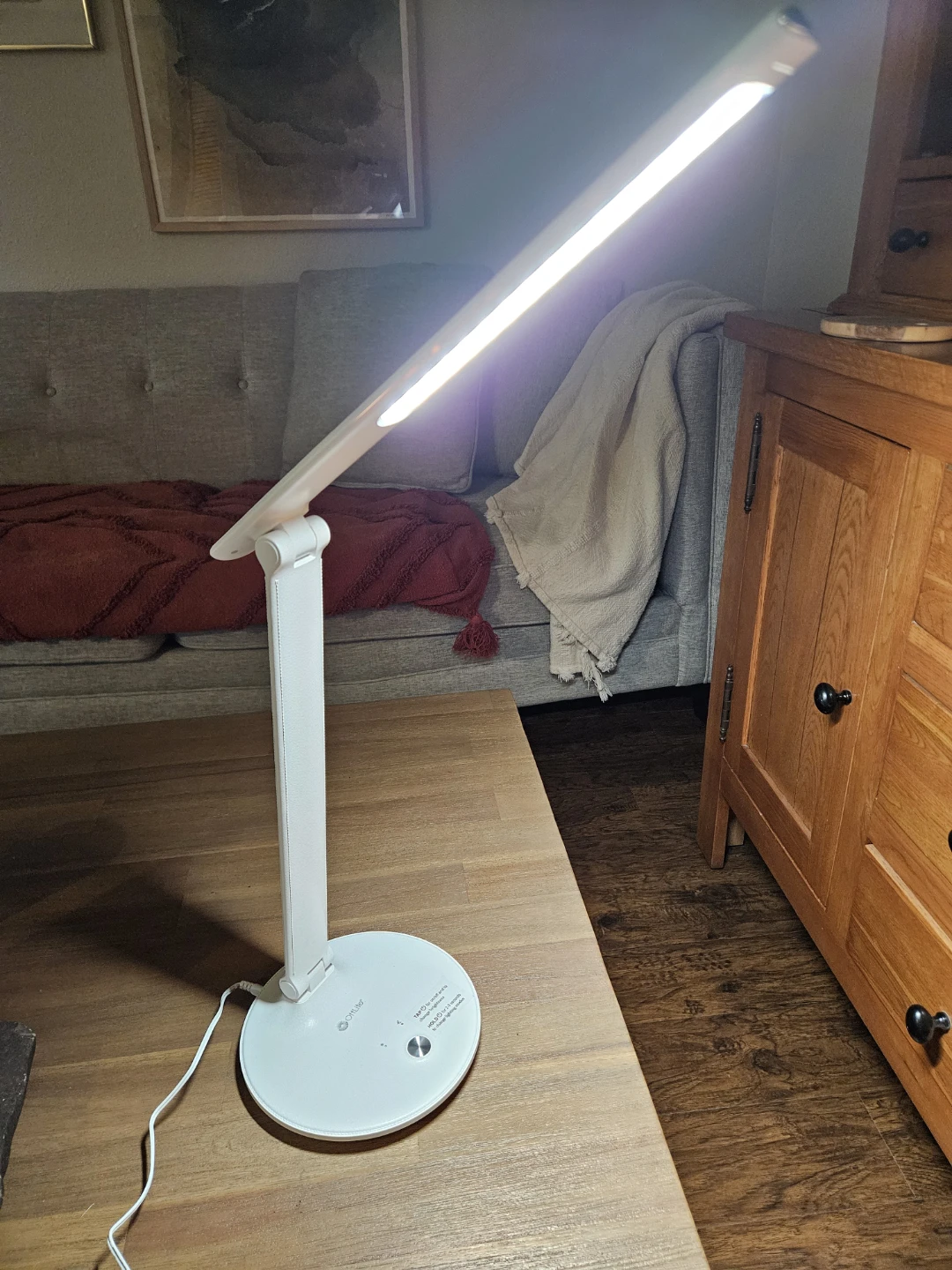 White LED Desk Lamp with Adjustable Brightness and Colour - photo 4