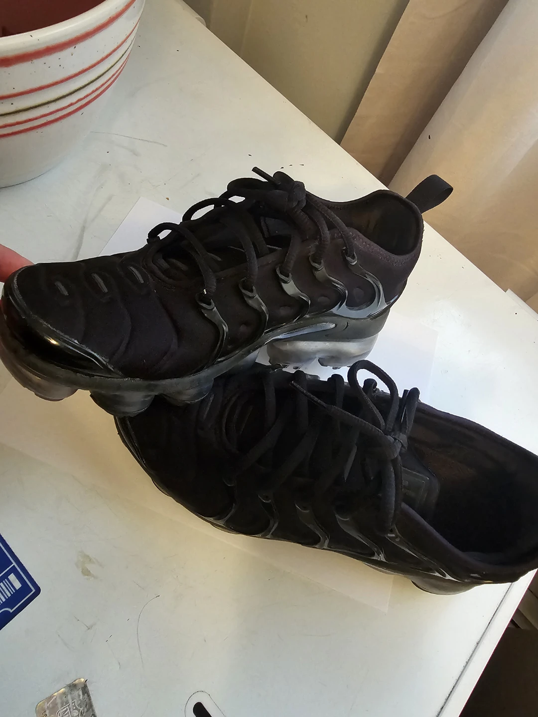 Nike Air Vapormax Plus Black Sneakers - photo 2