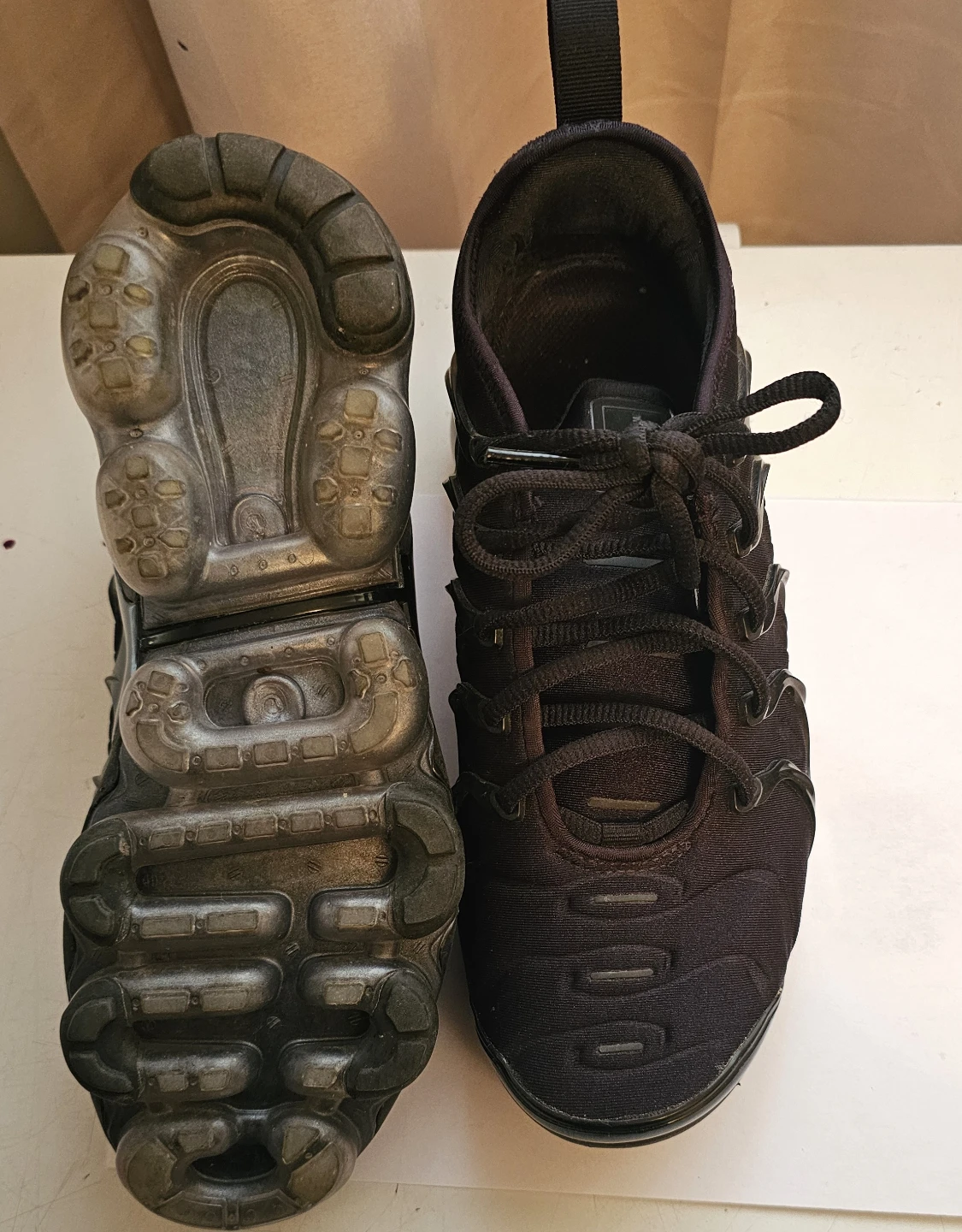 Nike Air Vapormax Plus Black Sneakers - photo 4