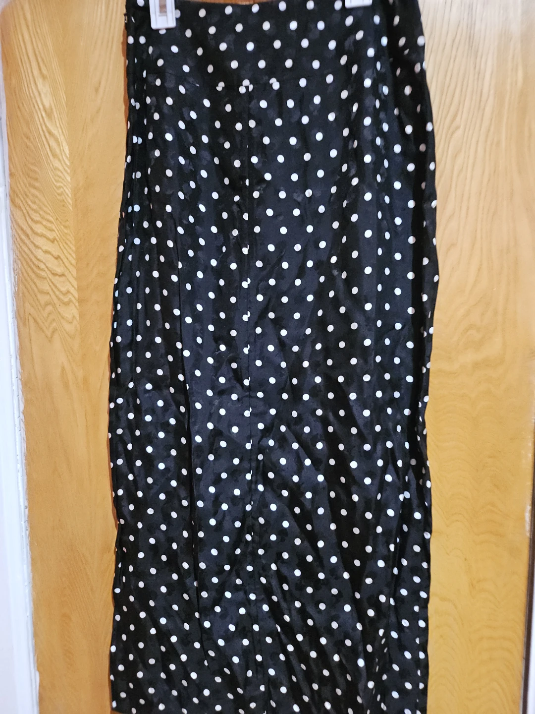 Kate Spade New York Black & White Polka Dot Midi Skirt - photo 4