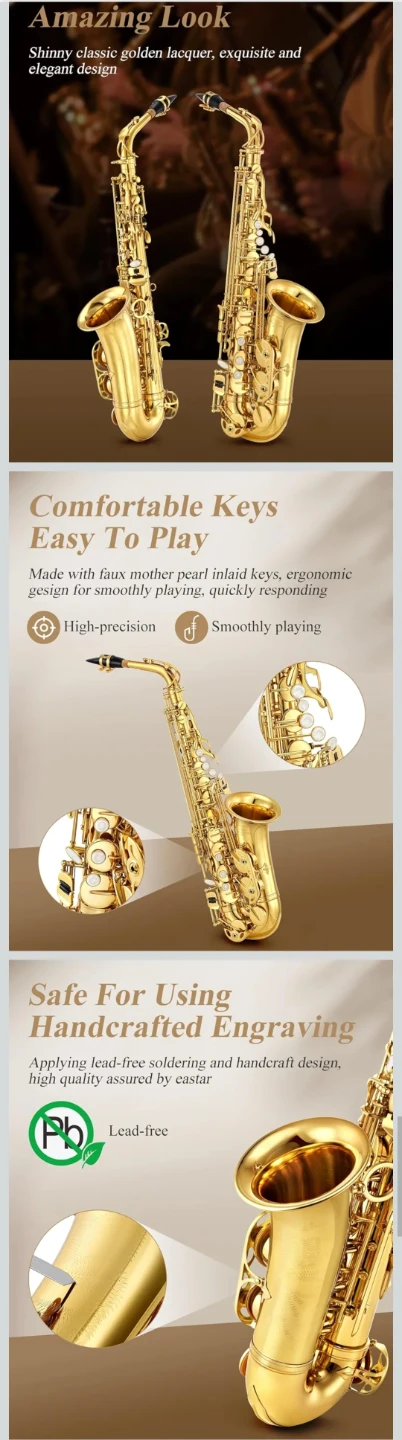[NEW] Eastar Student Alto Saxophone - Complete Beginner Kit! 🎷 - photo 5