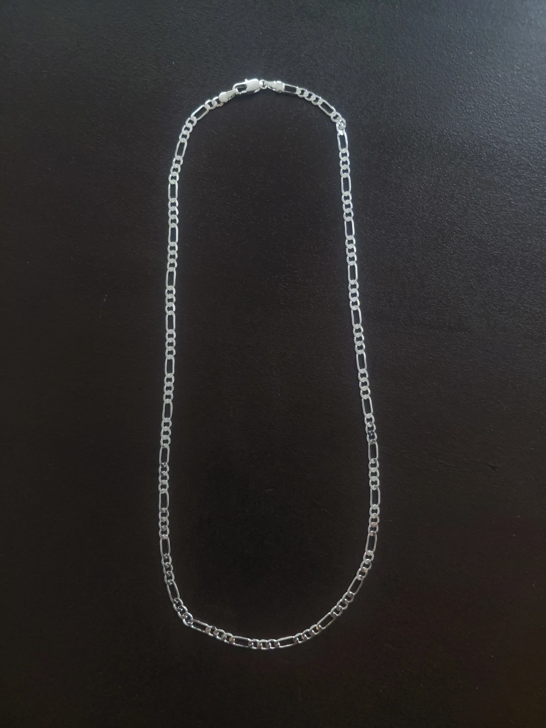 Sterling Silver Figaro Chain Necklace