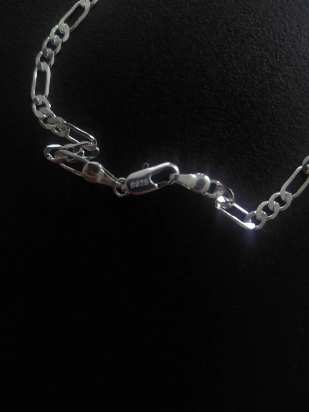 Sterling Silver Figaro Chain Necklace - photo 2