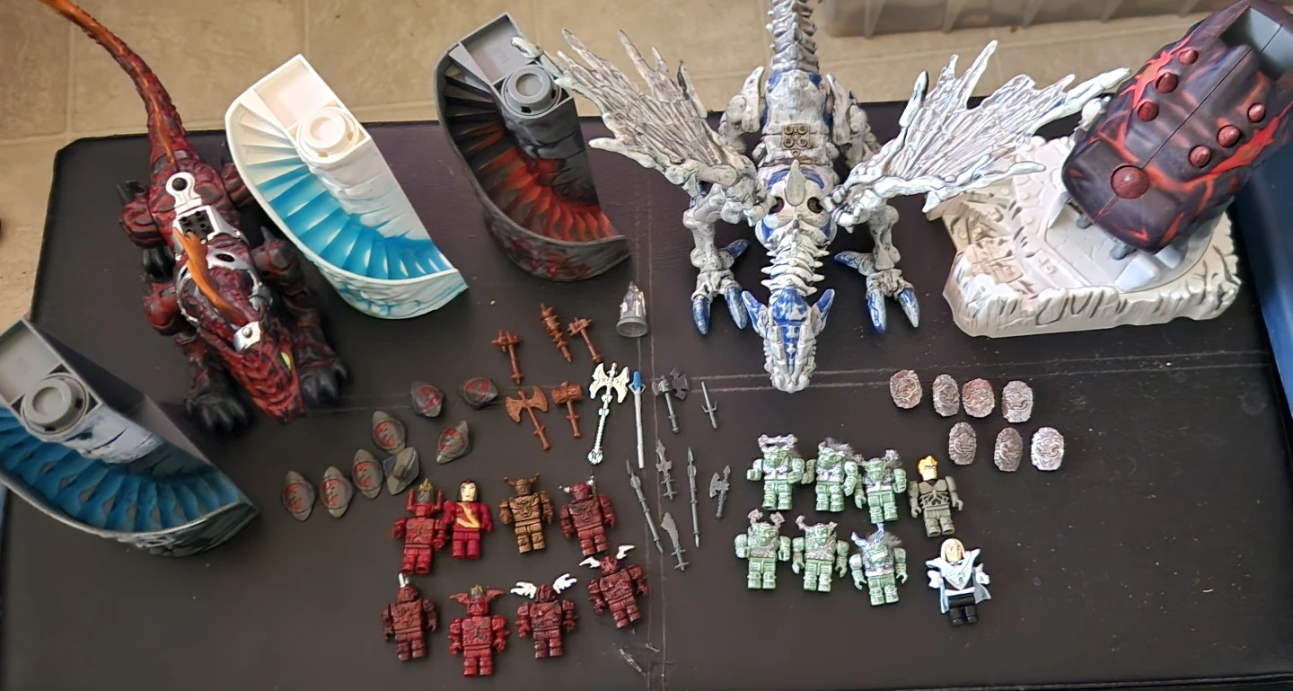 Mega Bloks Fire And Ice Dragons Mountain 9858 - photo 2