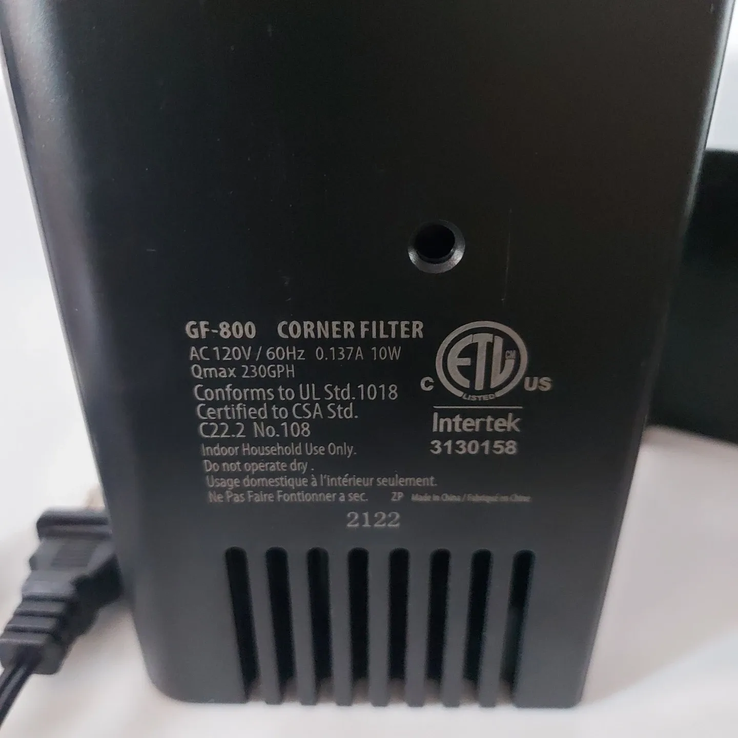 NEW - GF-800 Corner Aquarium Filter - photo 3