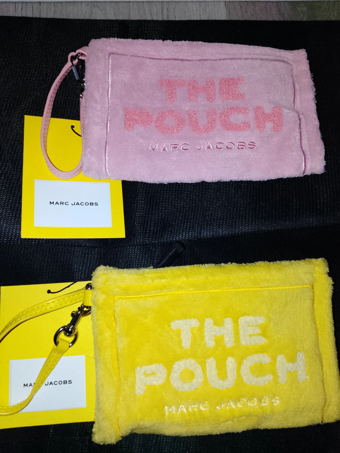 Marc Jacobs The Pouch Set - Pink & Yellow Terrycloth