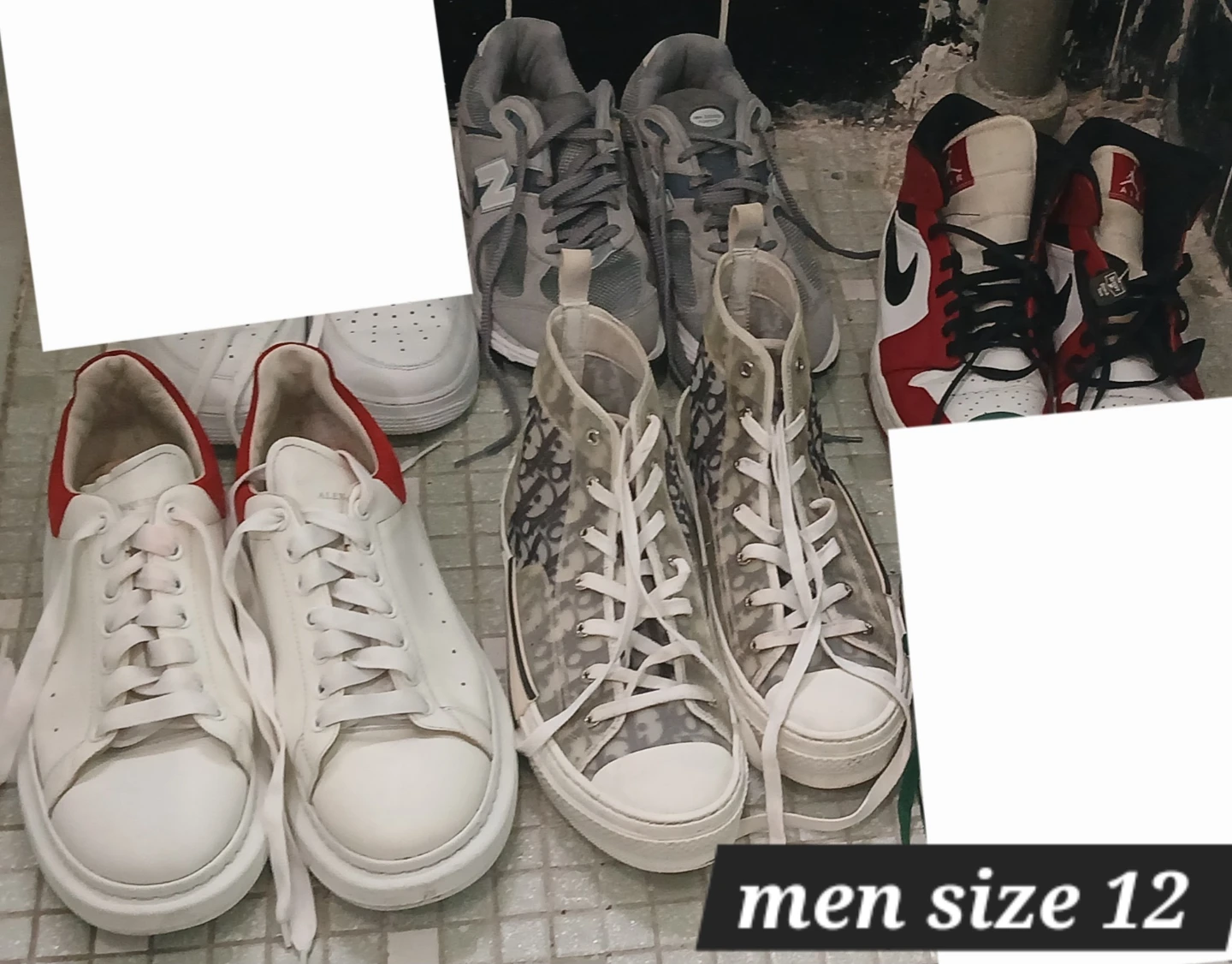 Alexander McQueen Dior New Balance Sneakers Men 12